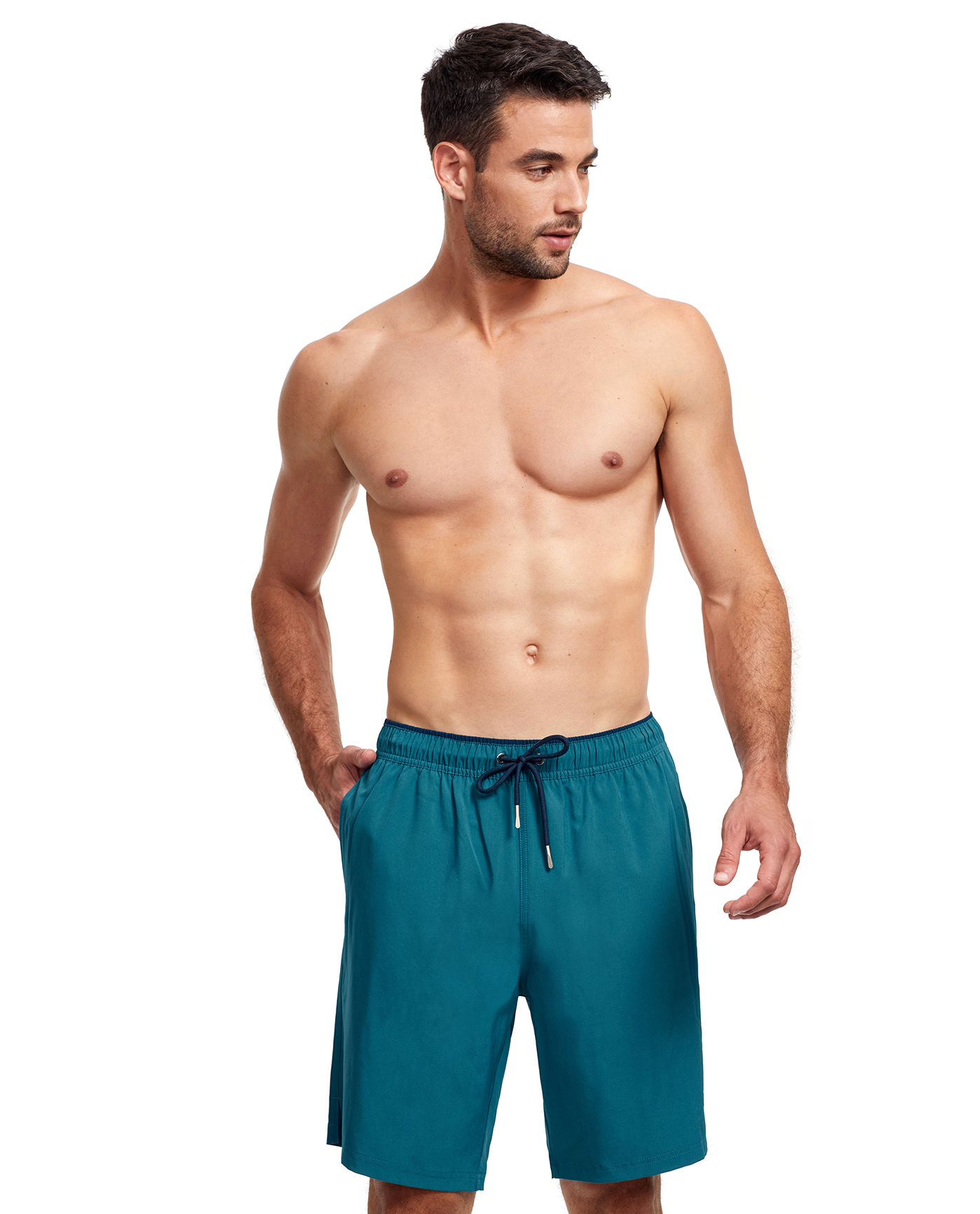 Gottex Men Beach Vibe Men’s 9" Boardshort | PETROL AND NAVY ACCENT