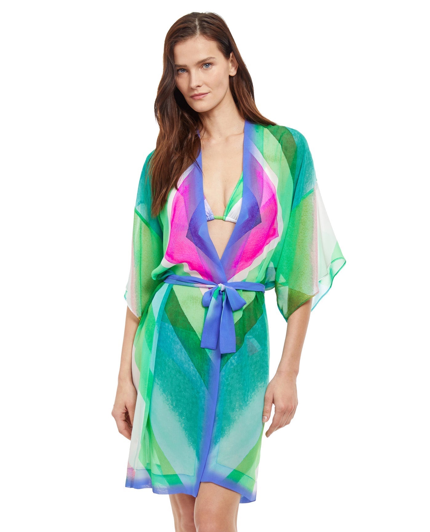 Gottex Geometry Turquoise Cover Up main image 0