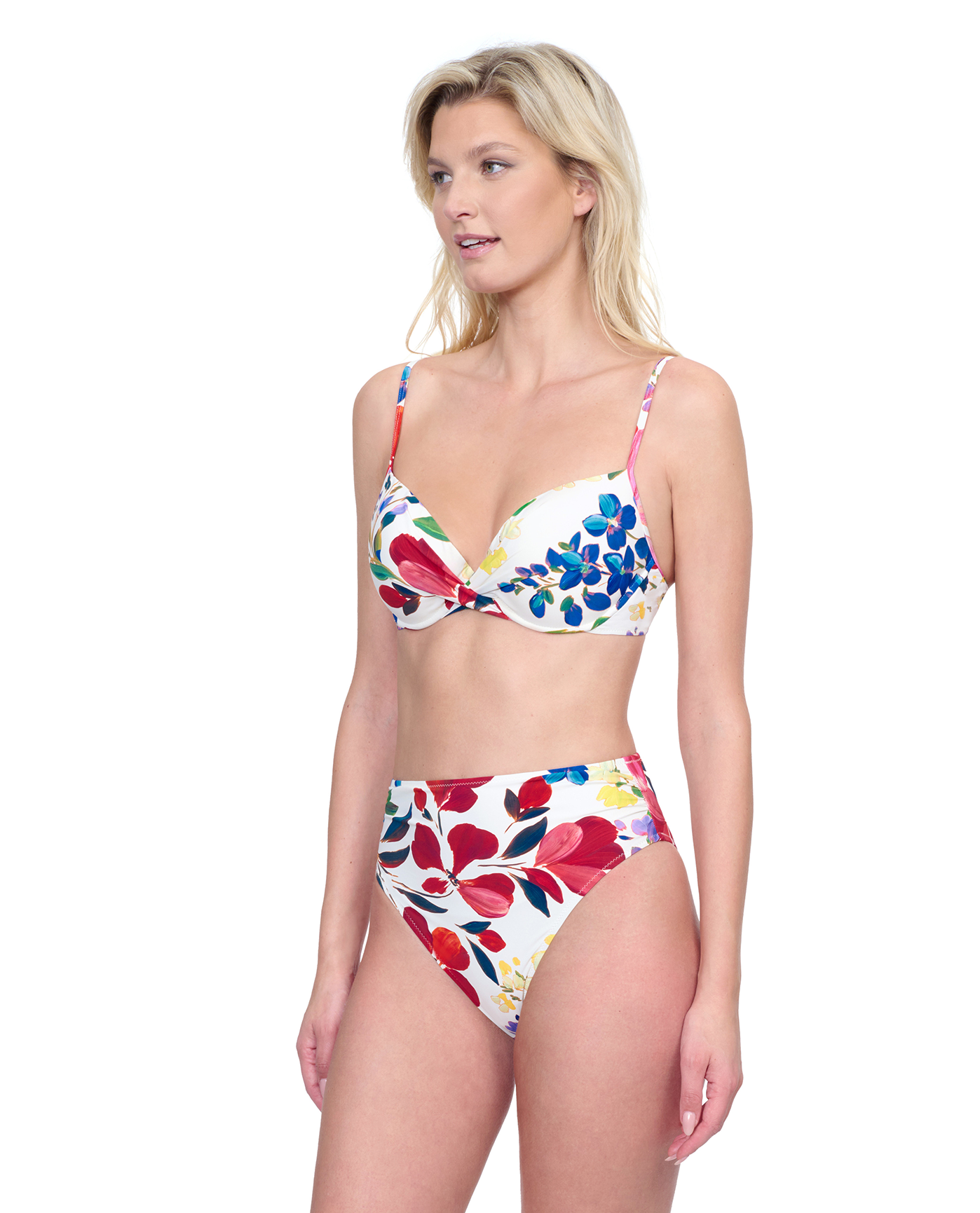 Gottex Garden Dream C Cup Molded Bikini Bra | Gottex Garden Dream Off White Multi