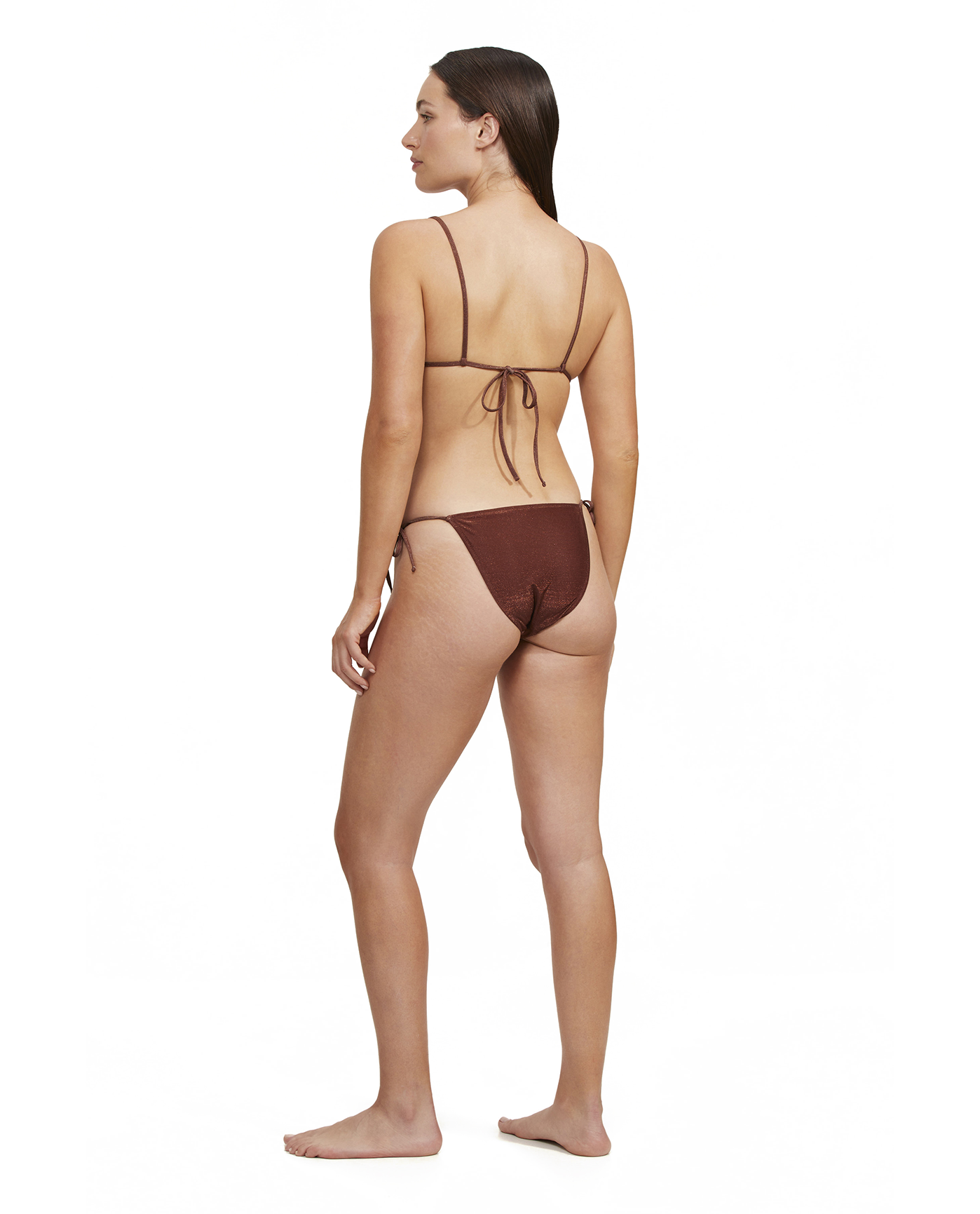 Luma High End Triangle Bikini Top | Luma Bronze