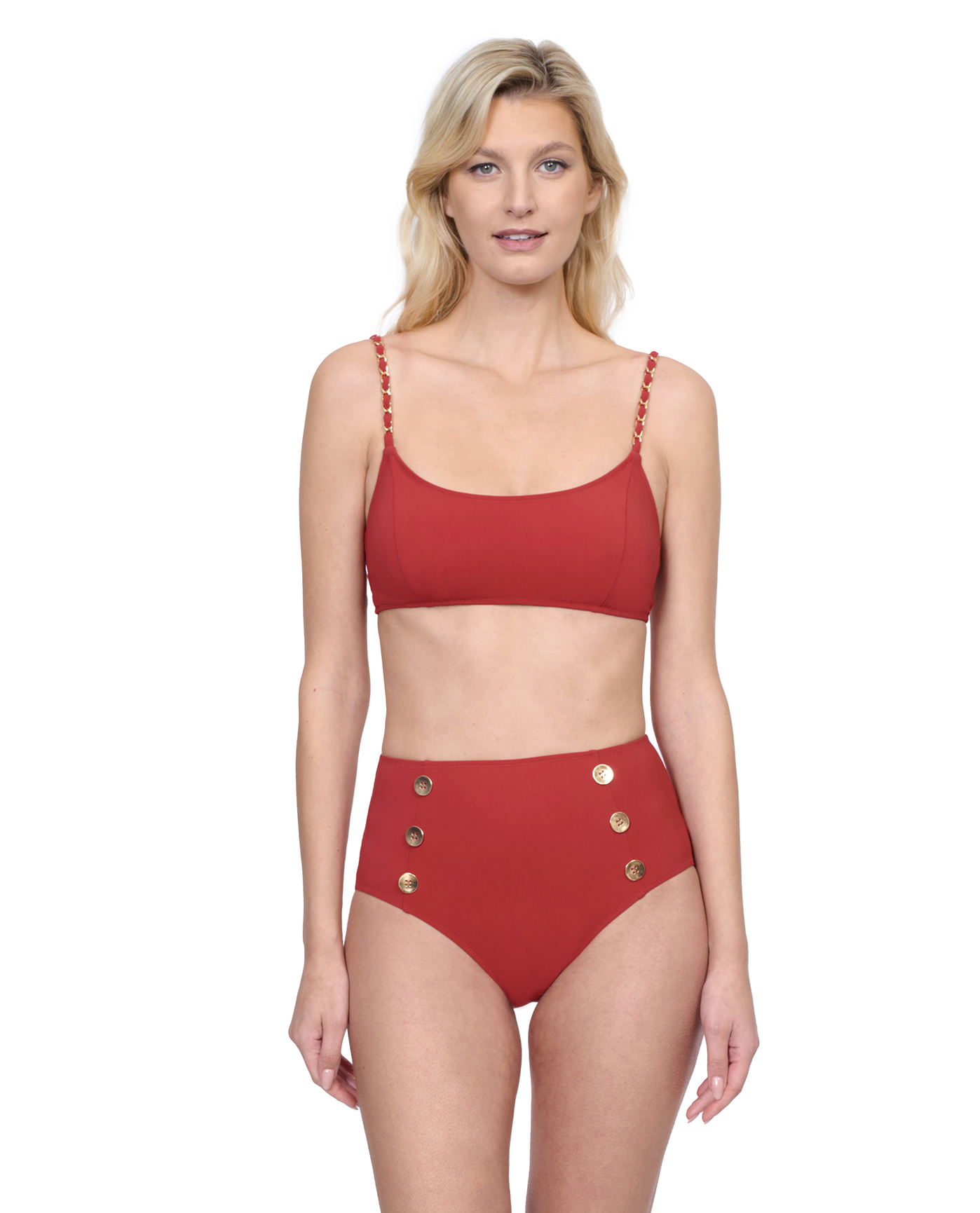 Gottex Montecarlo Bralette Bikini Bikini Top | Gottex Montecarlo Paprika