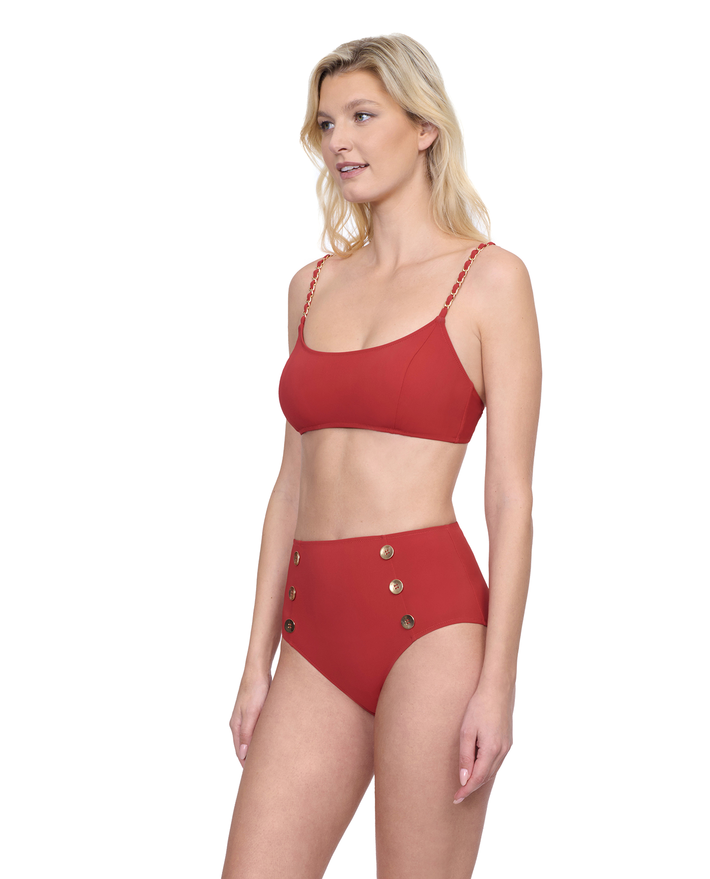 Gottex Montecarlo Bralette Bikini Bikini Top | Gottex Montecarlo Paprika