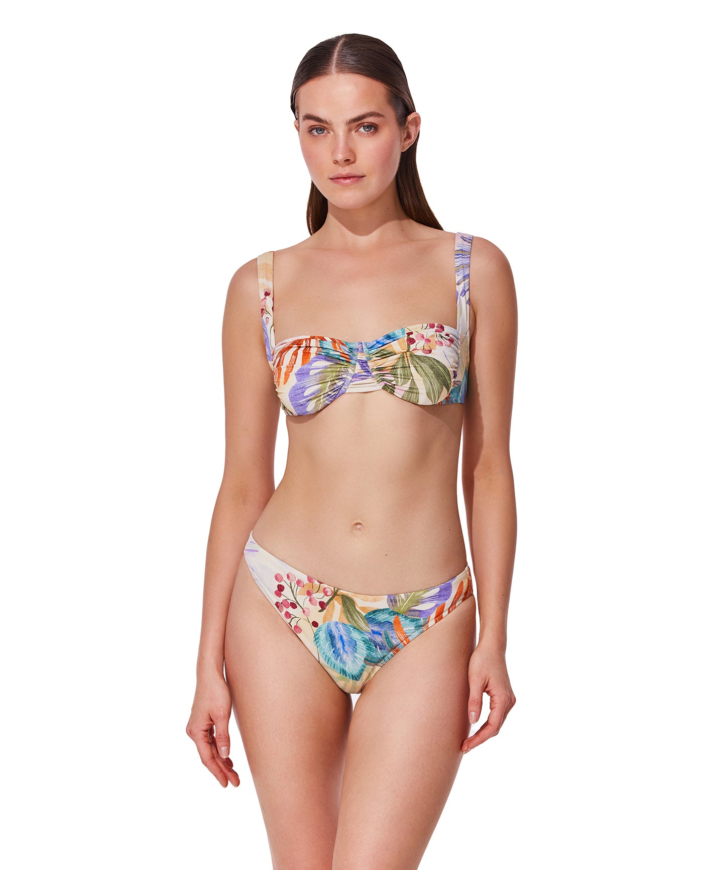 Cherry Blossom Underwire Bikini Top -Multi