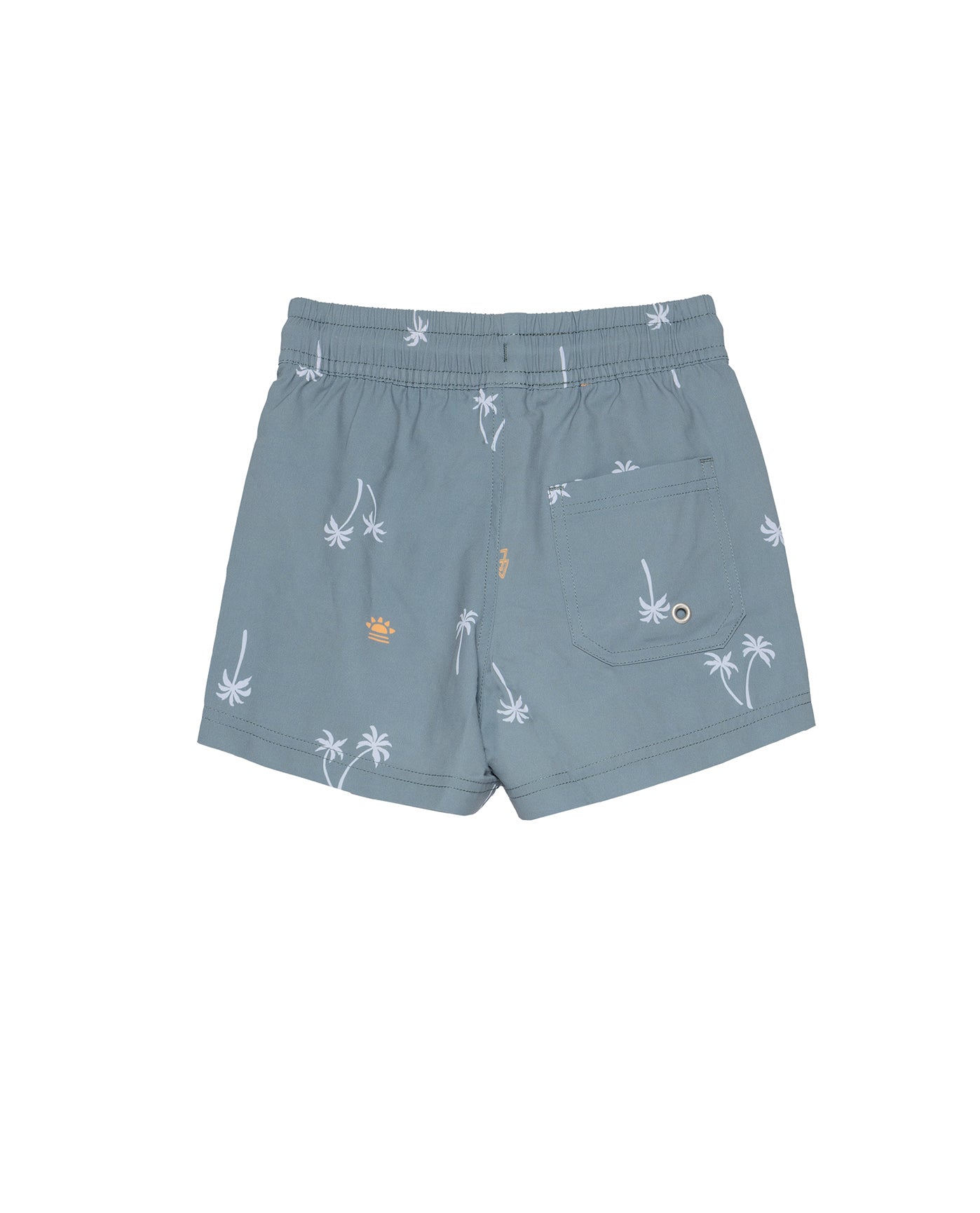 Beach Bound 5" Swim Trunks-Green multi