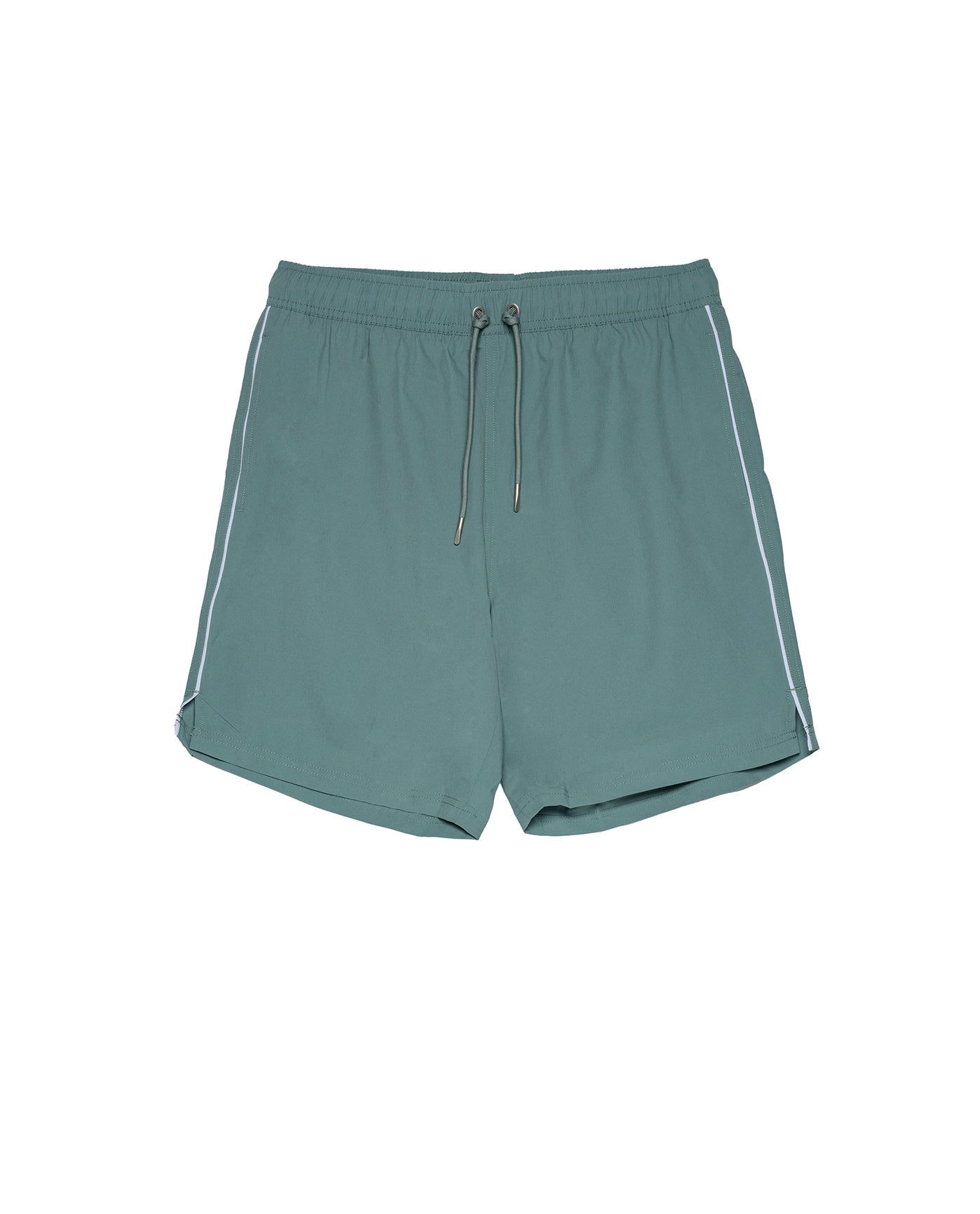 Beach Bound 9" Swim Trunks-Grey
