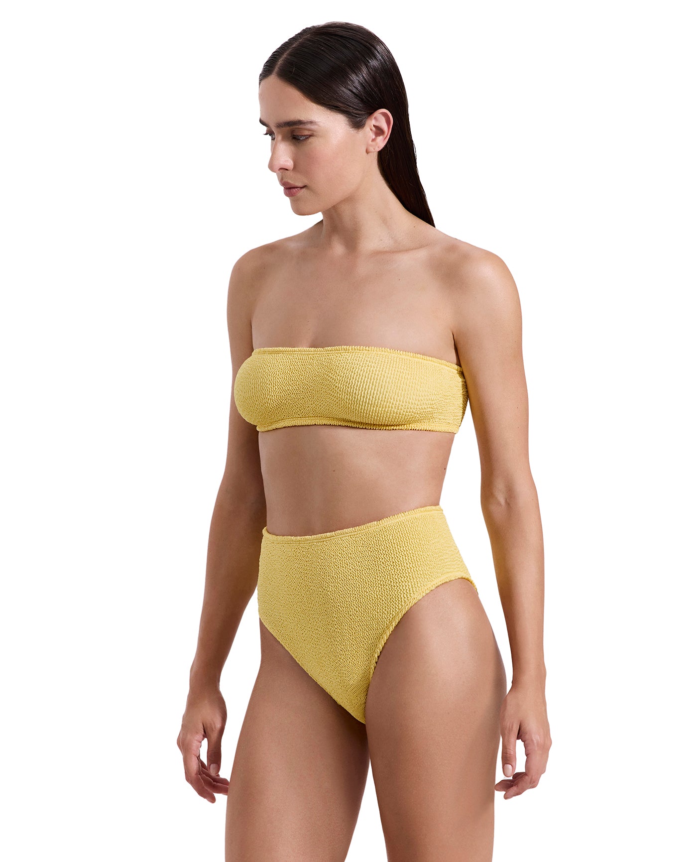 Tulum Bandeau Bikini Top -Yellow