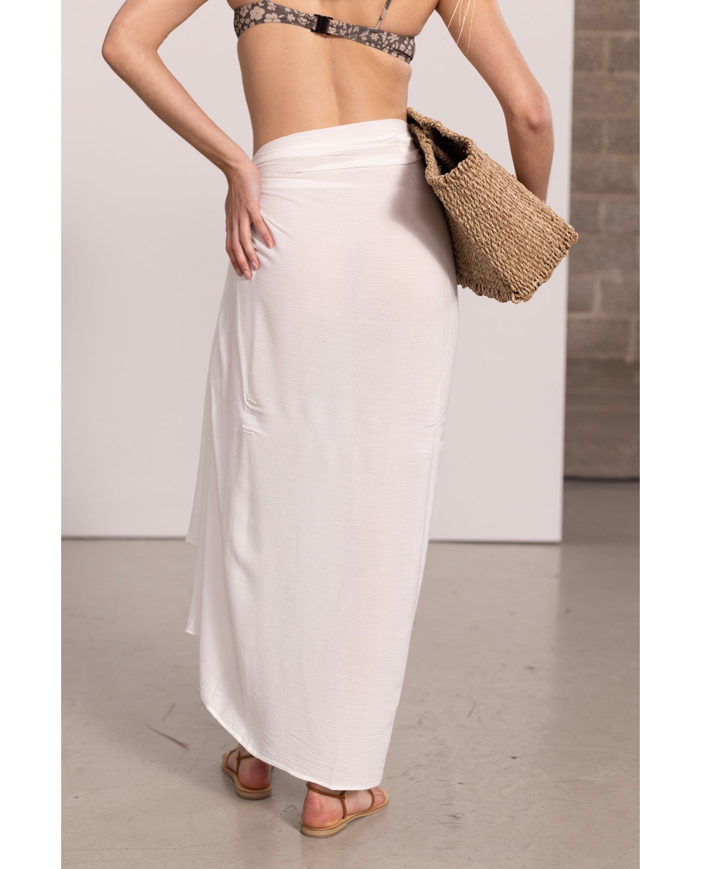 Classic Pareo Cover-Up - White