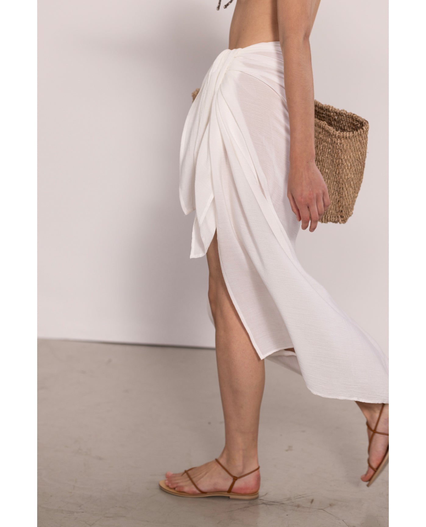 Classic Pareo Cover-Up - White
