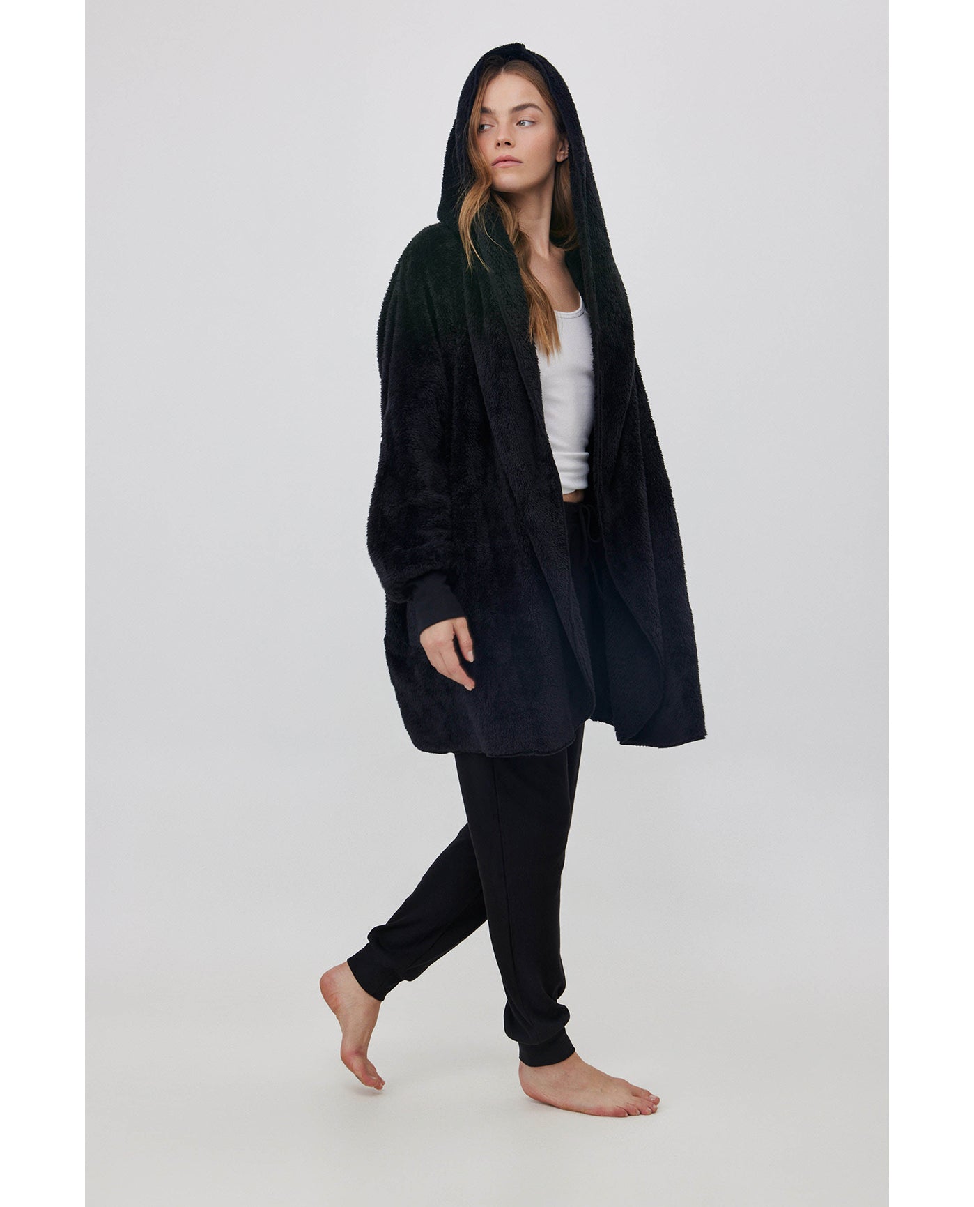The Cloud Hoodie Blanket-Black