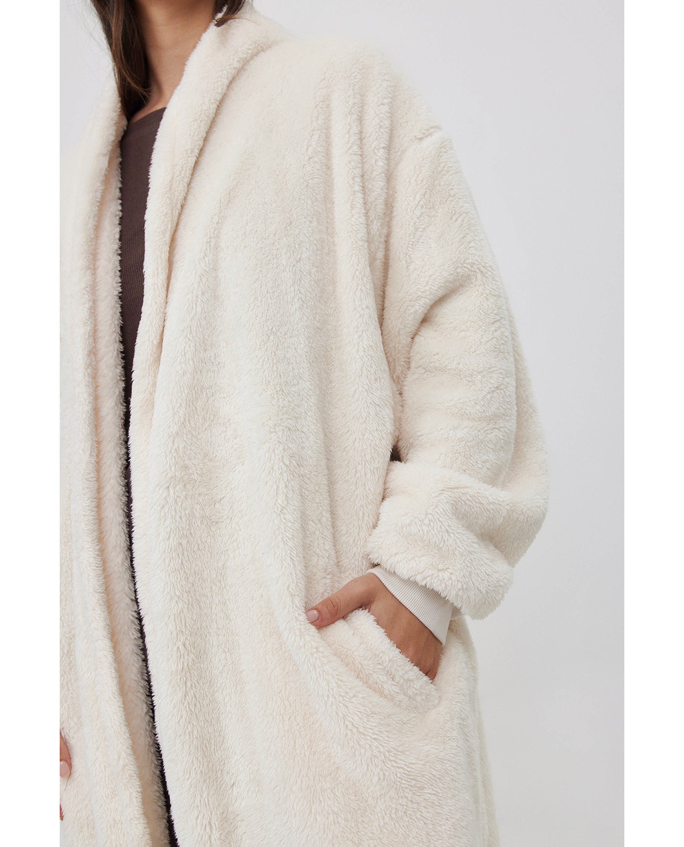 The Cloud Blanket Cardigan -Ivory