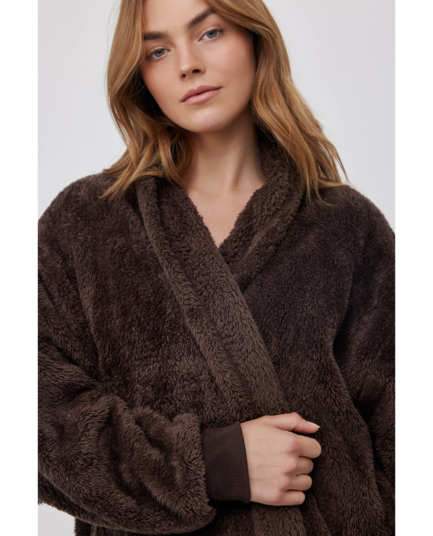 The Cloud Blanket Cardigan -Chocolate