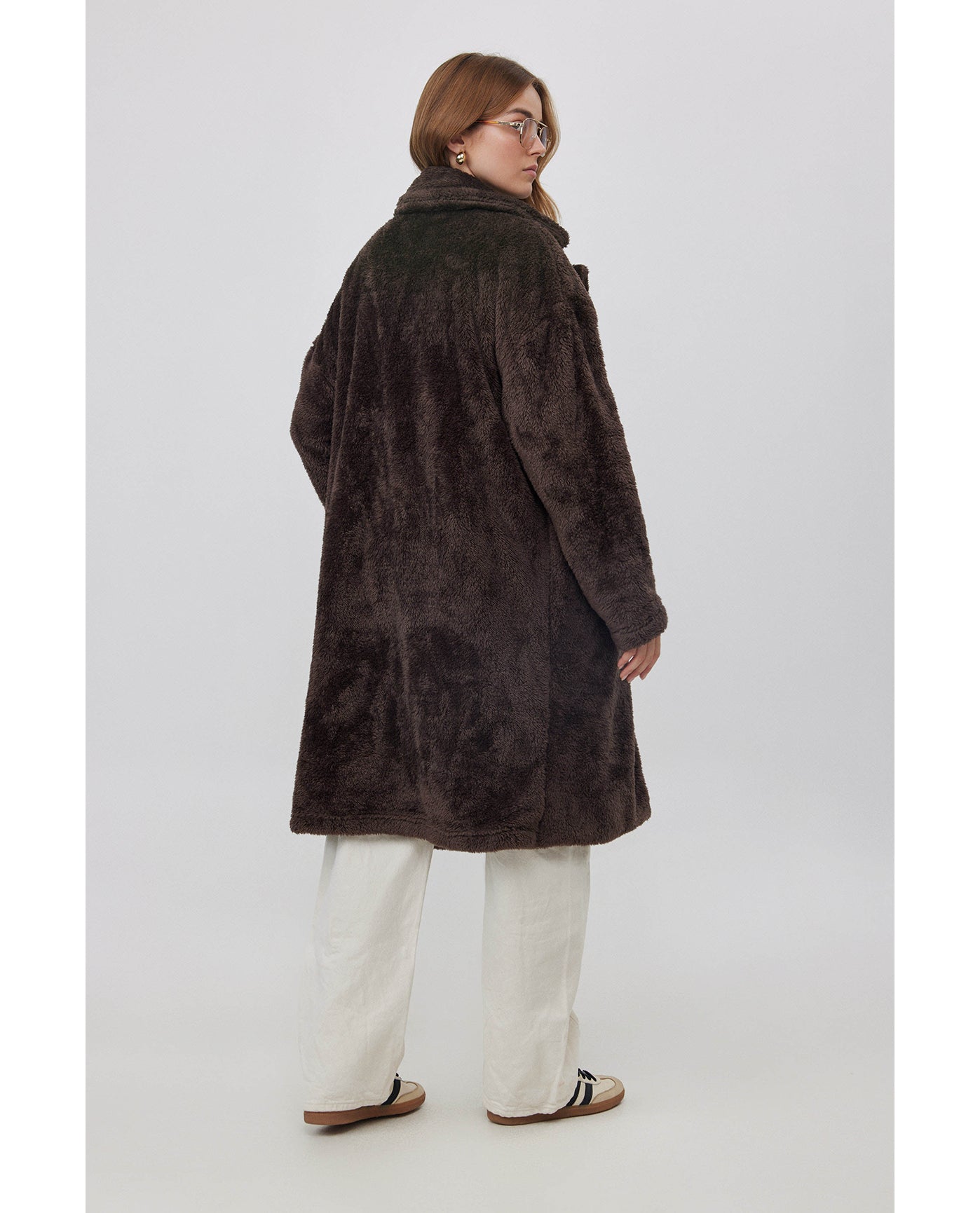 The Long Lounge Coat -Chocolate