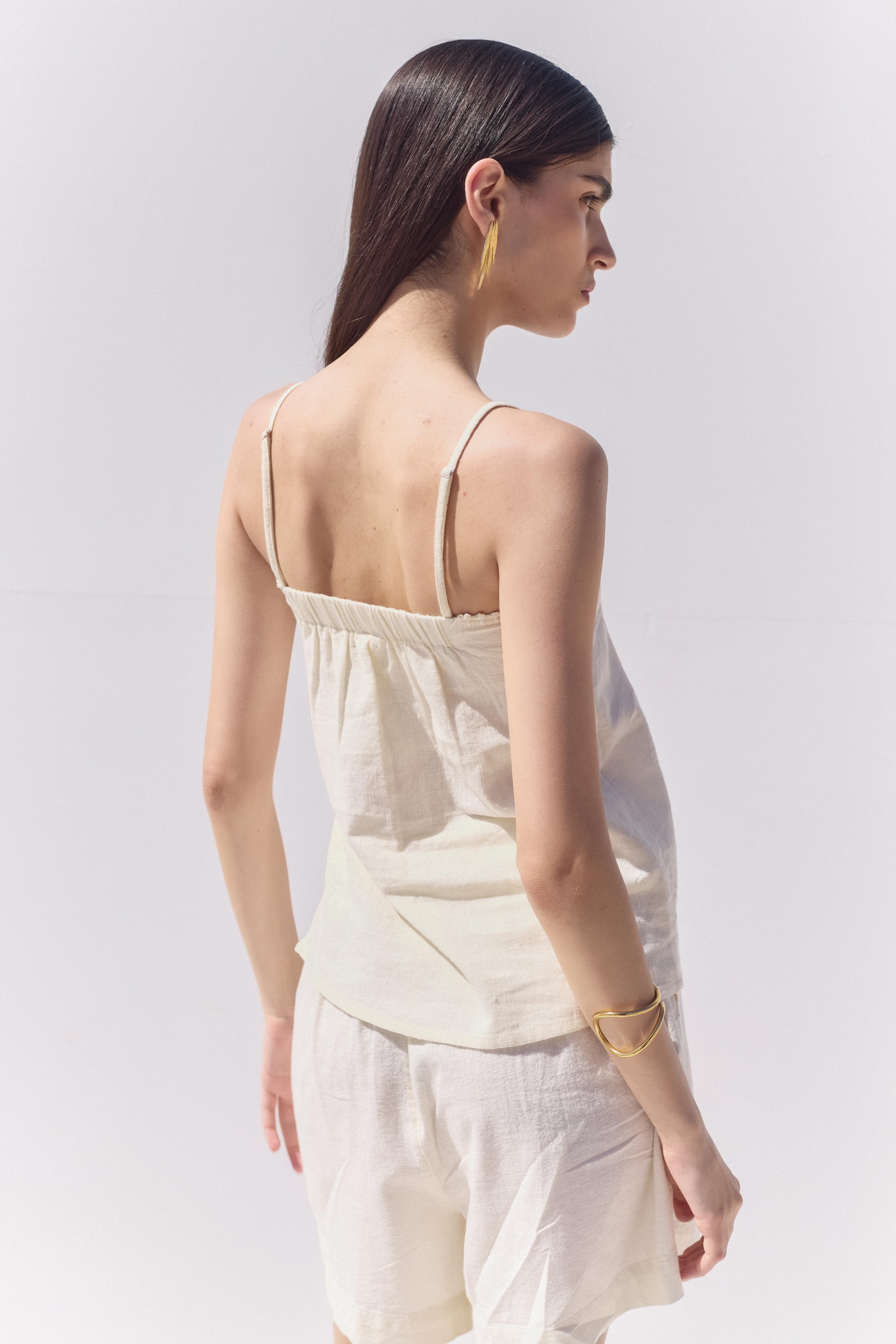 Bali Escape Bandeau Top Cover-Up-Cream