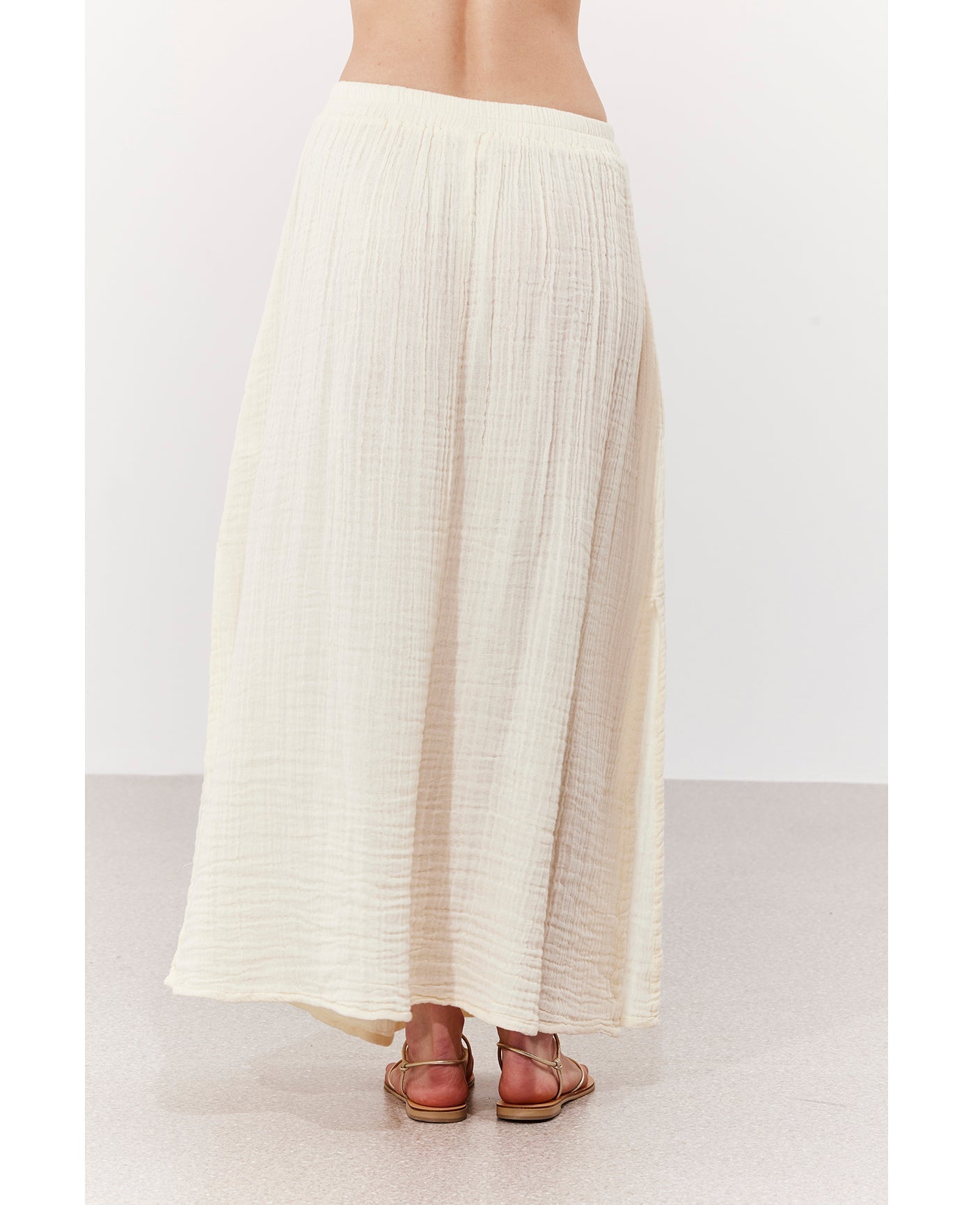 Cloudshore Midi Skirt Cover-Up | Natural
