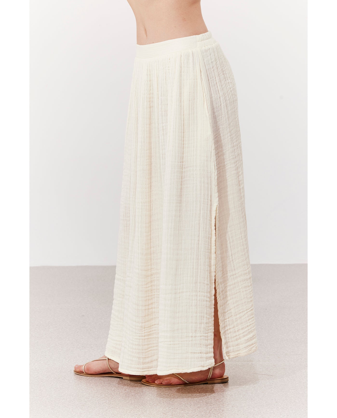 Cloudshore Midi Skirt Cover-Up | Natural