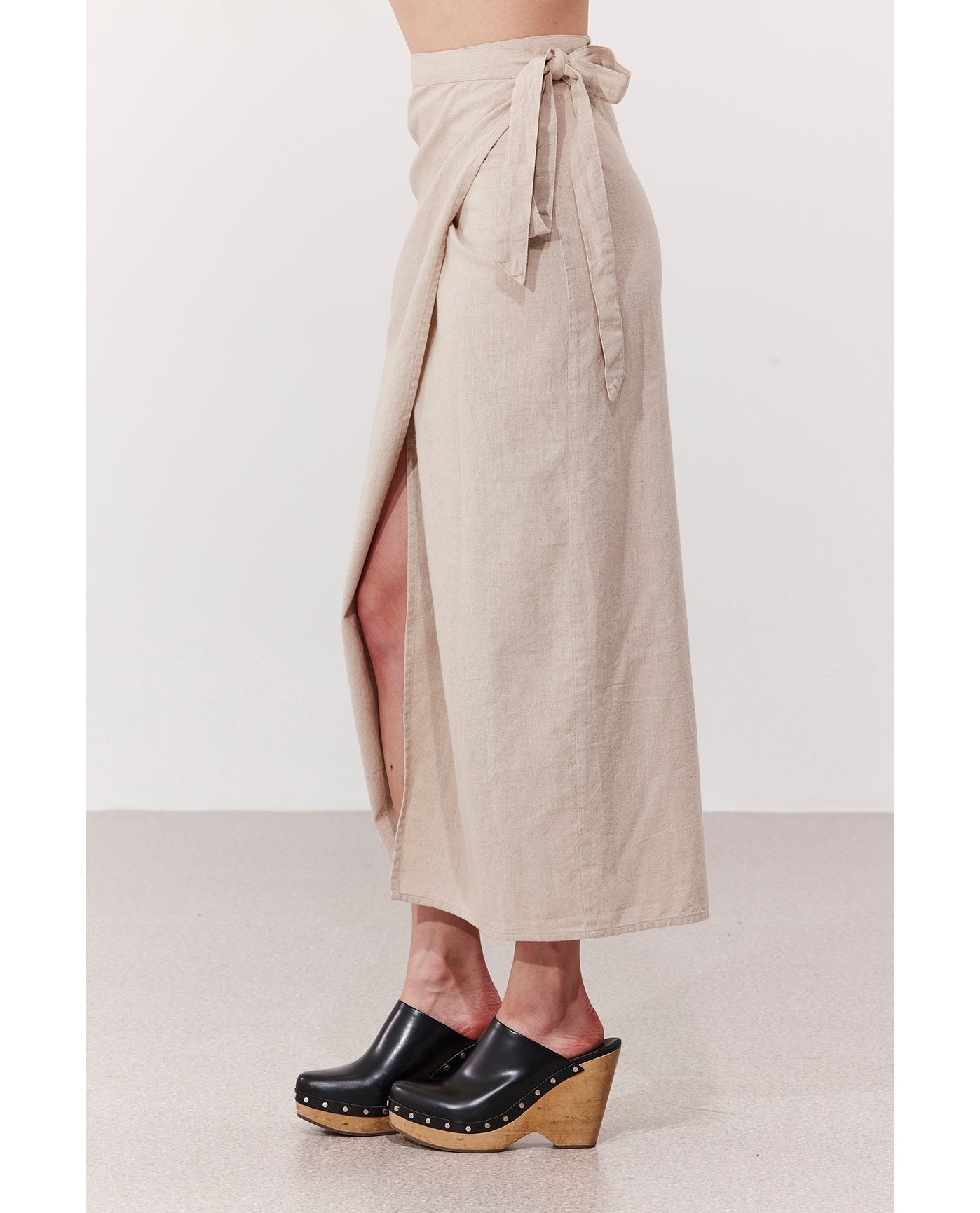 Terra Sarong Style Wrap Skirt Cover-Up | Natural