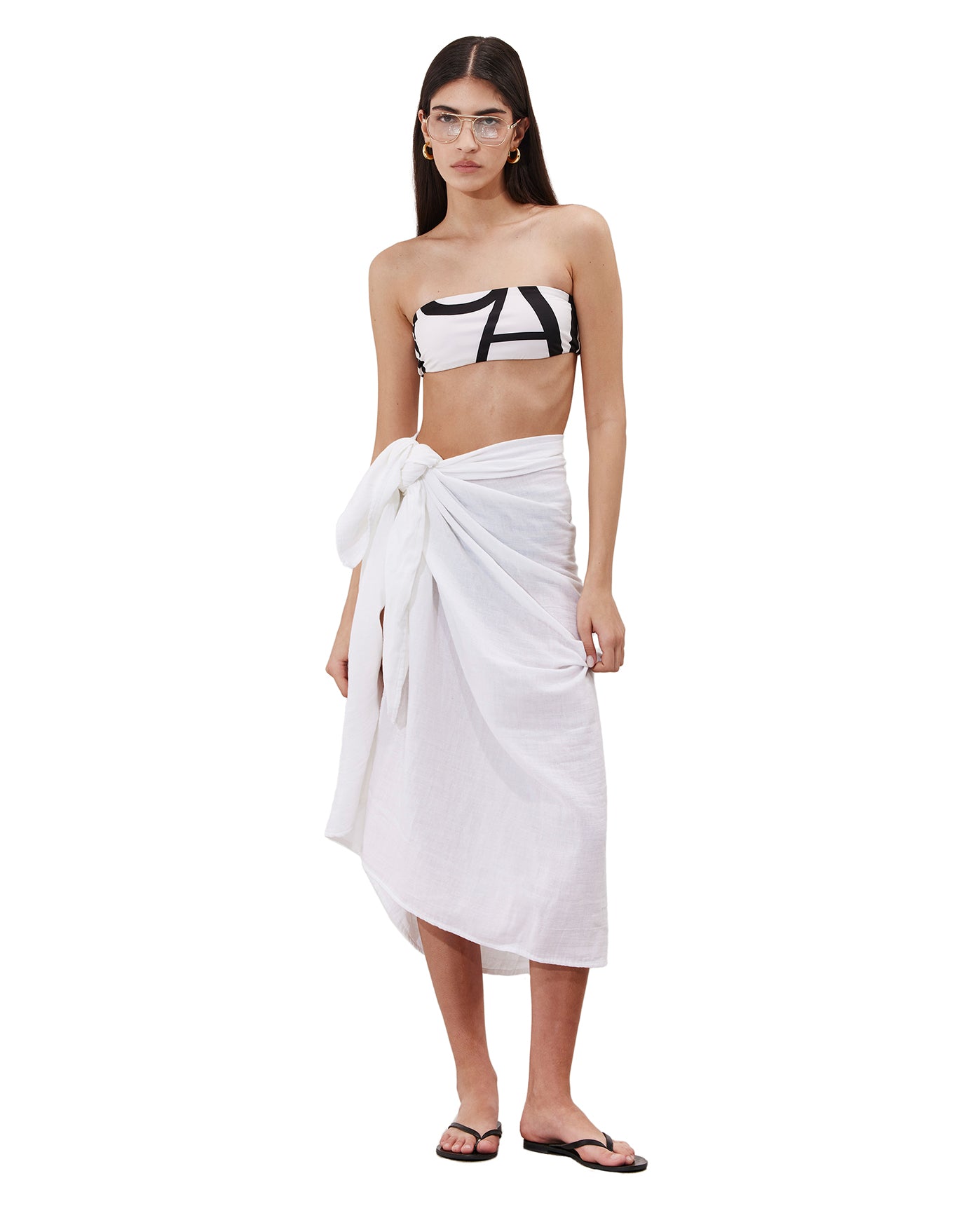 Resort Pareo Cover-Up-White