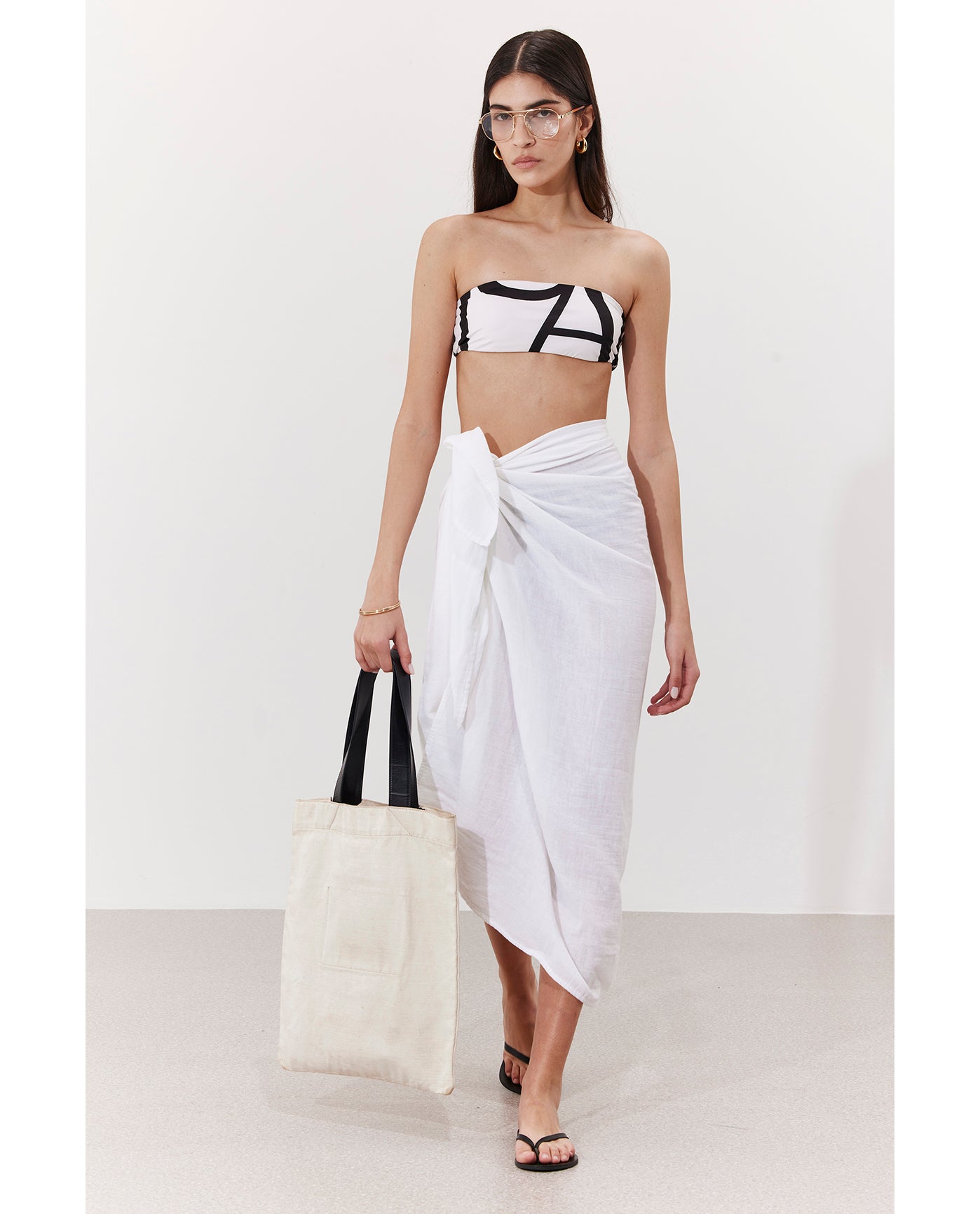 Resort Pareo Cover-Up-White