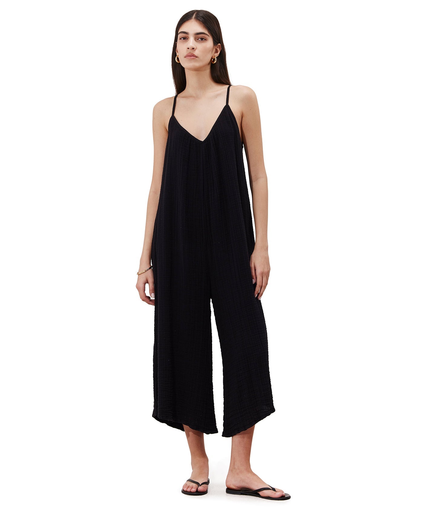 Cloudshore Oversized Jumpsuit Cover-Up | Black