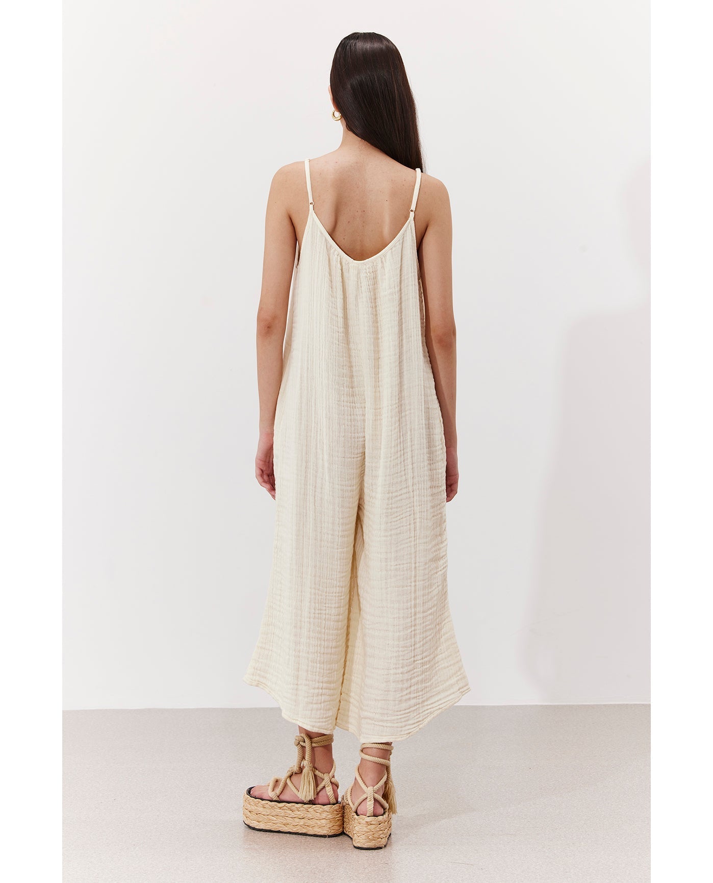 Cloudshore Oversized Jumpsuit Cover-Up | Cream