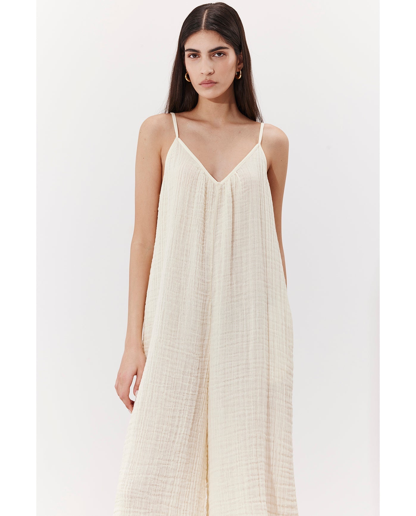 Cloudshore Oversized Jumpsuit Cover-Up | Cream