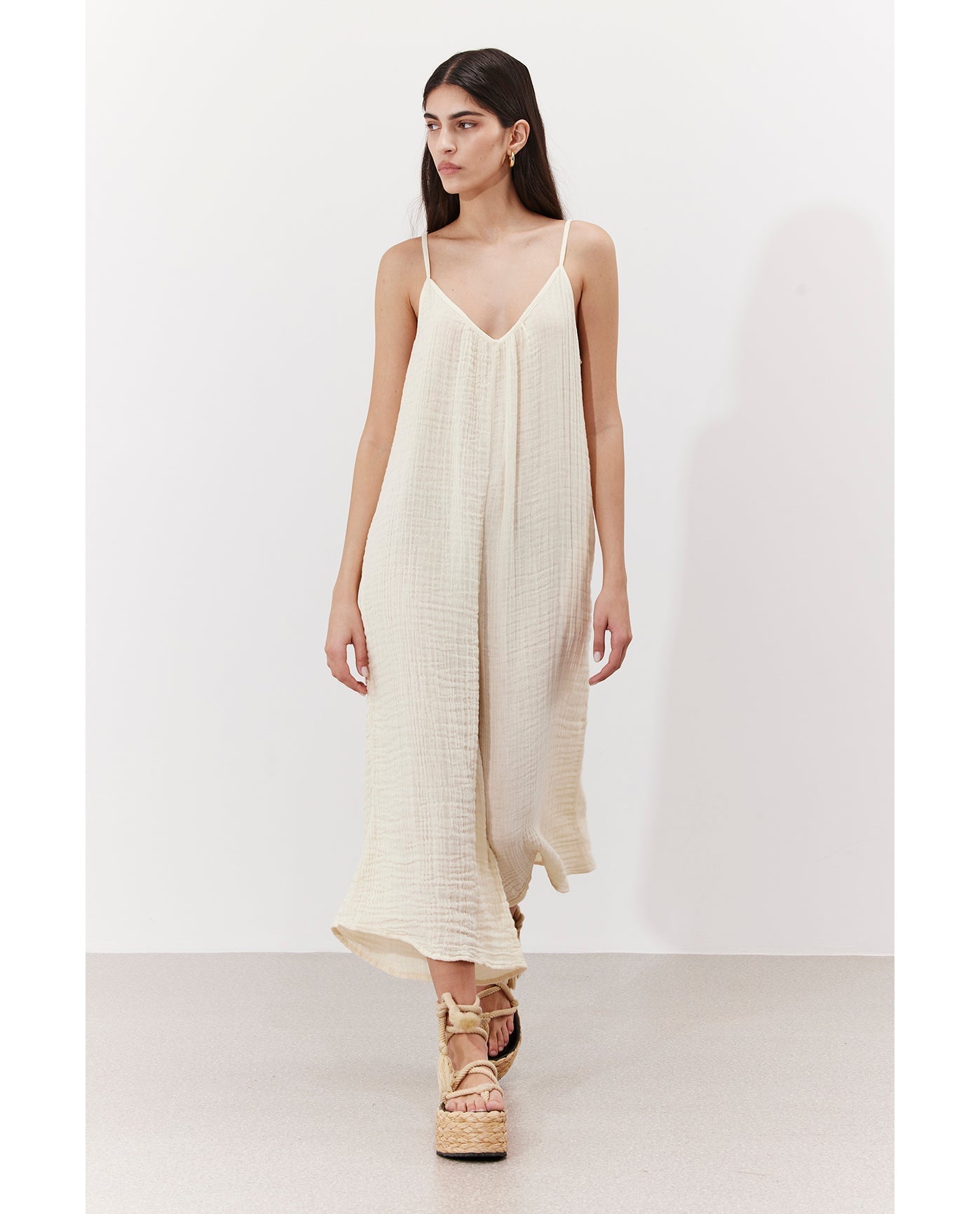 Cloudshore Oversized Jumpsuit Cover-Up | Cream