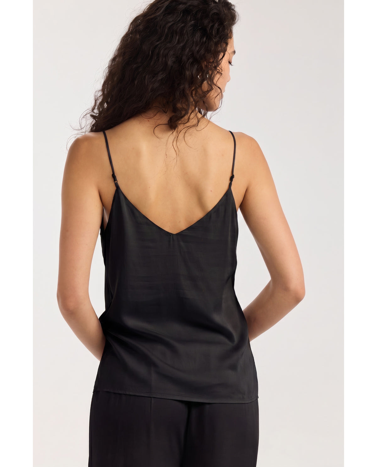 Resort Lace Detail Tank Top Cover-Up-Black