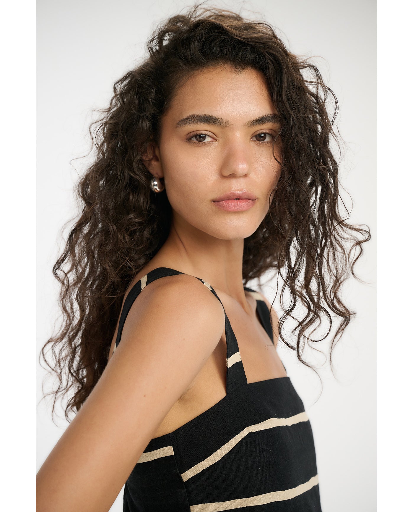 Resort Ray Square Neck Crop Top Cover-Up-Black-Sand