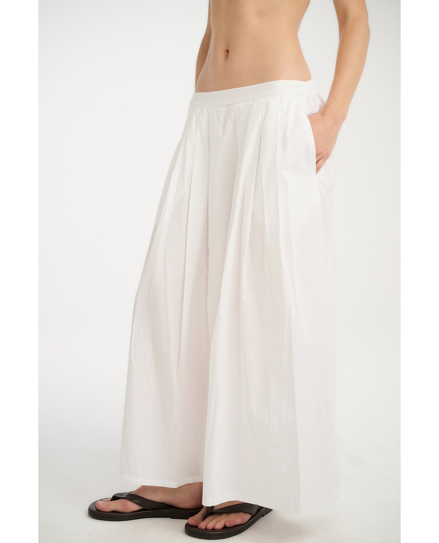 Resort Frank A-Line Skirt Cover-Up-White