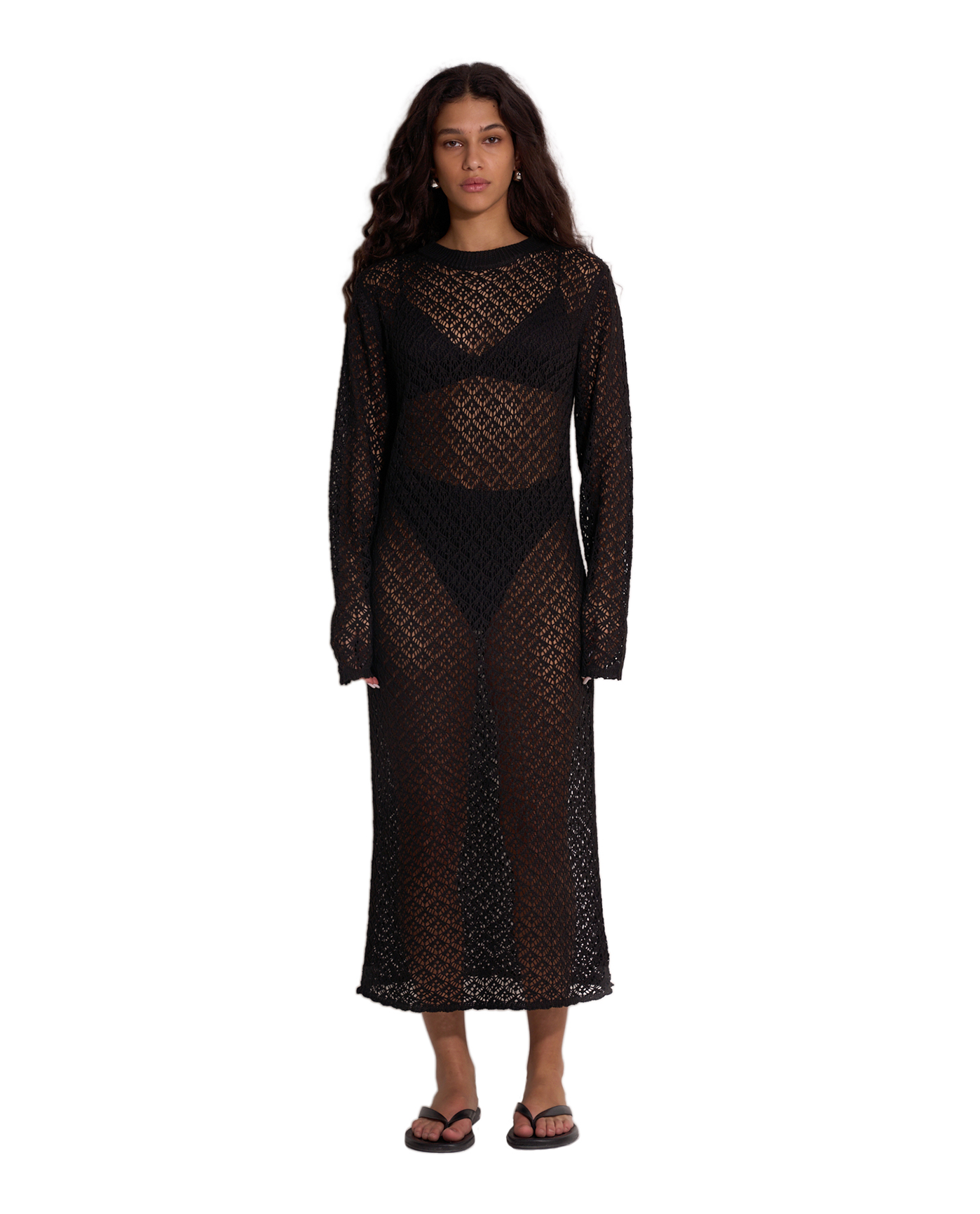 Isabel Crochet Cover-Up Dress Gottex Beach Life