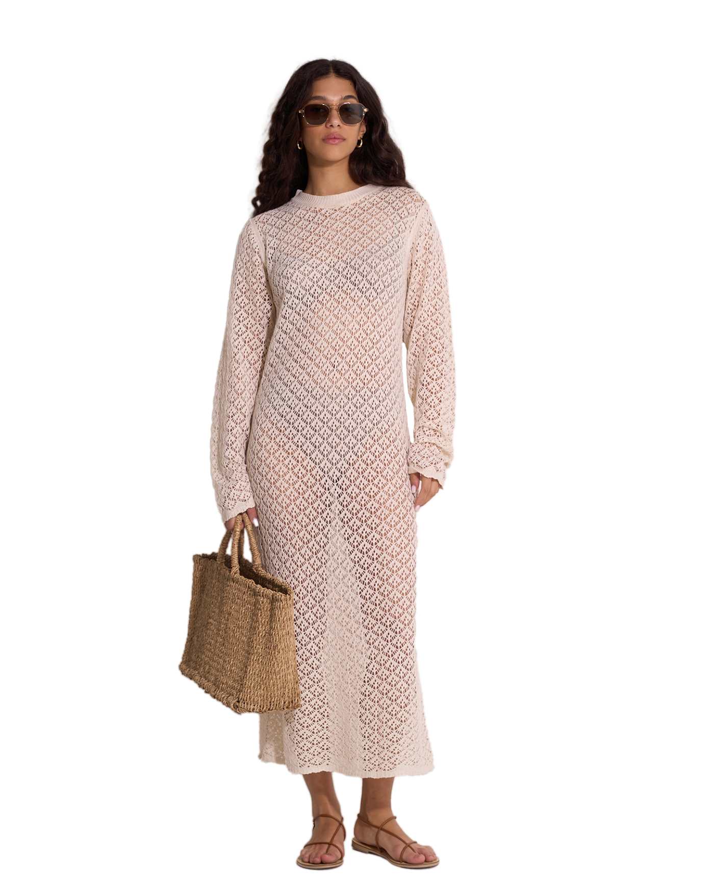 Isabel Crochet Cover-Up Dress Gottex Beach Life