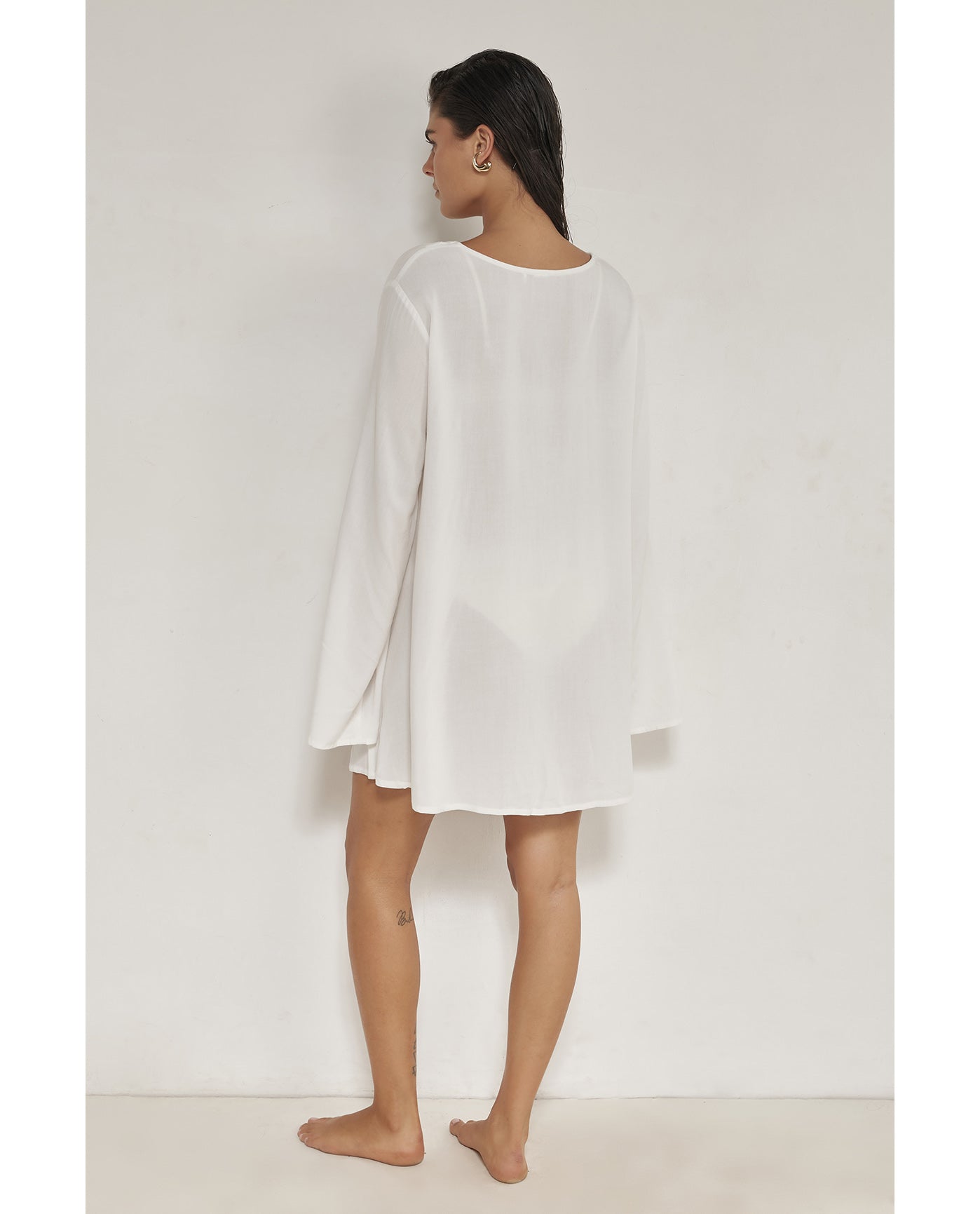 Mist & Sand Mini Dress Cover-Up