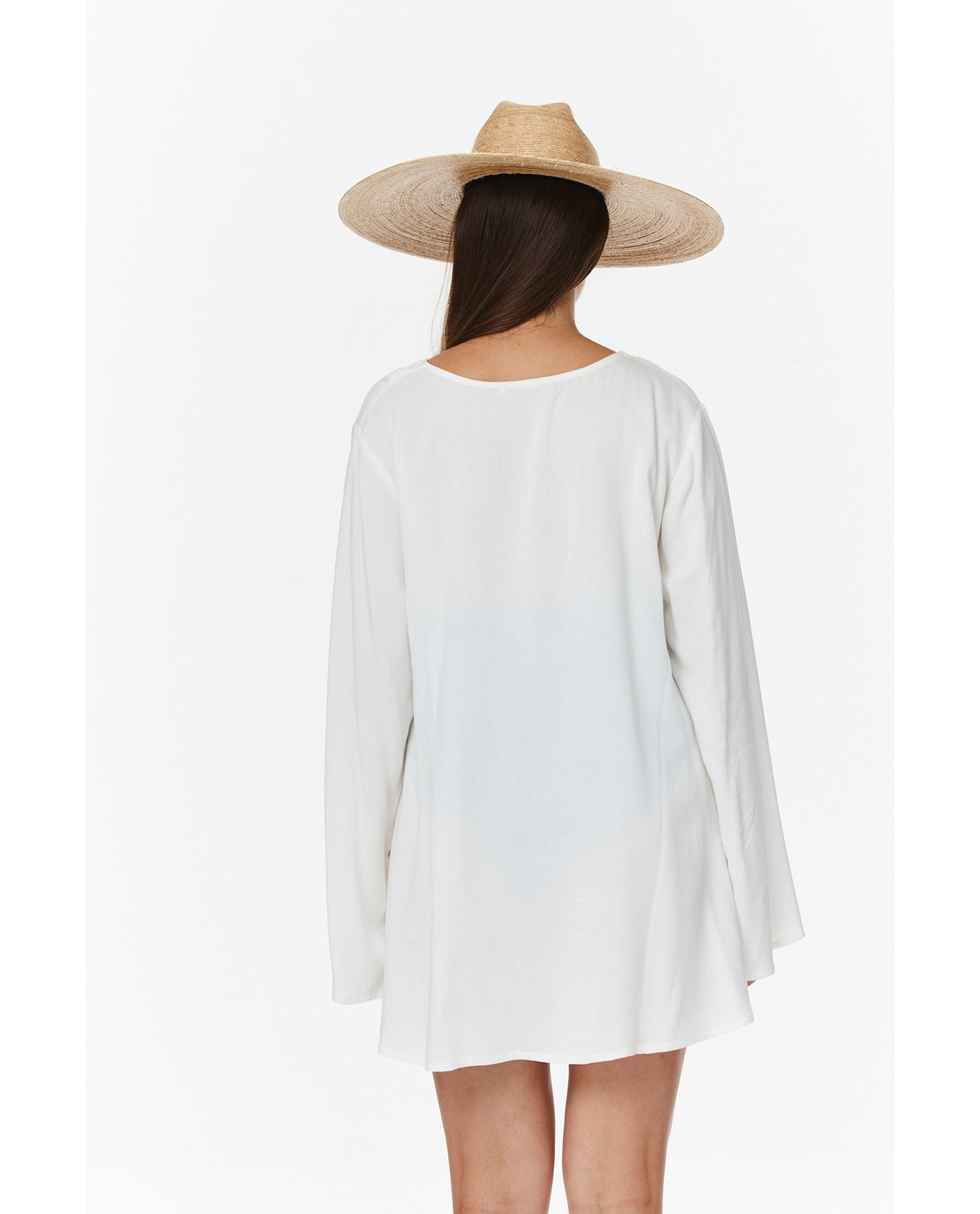 Mist & Sand Mini Dress Cover-Up | Cream