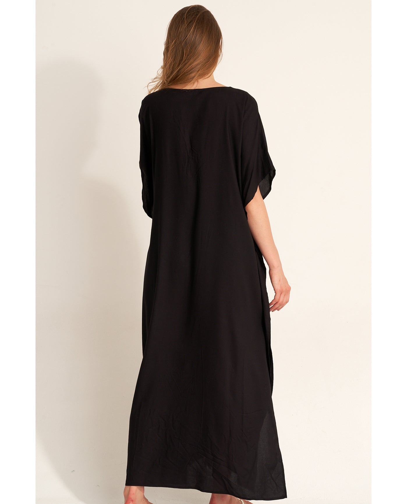 Sable Kaftan Cover-Up | Black