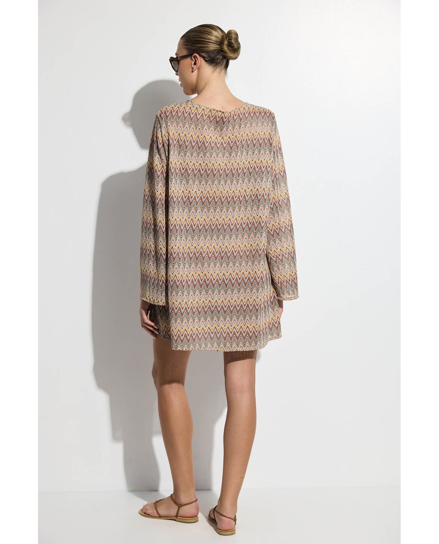 Desert Mirage Verni Mini Beach Dress | Desert-green