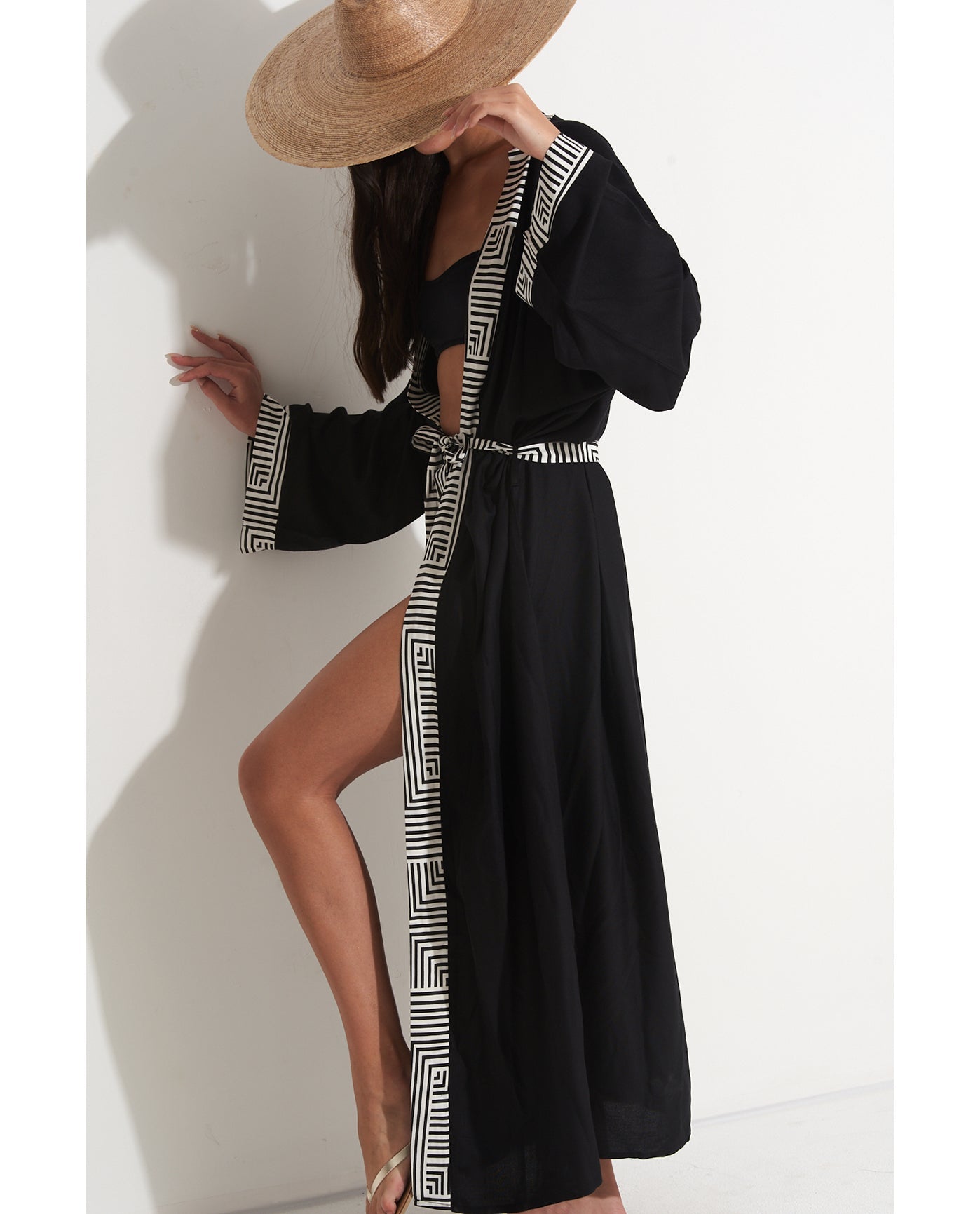 Soar & Shore Robe Cover-Up | Soar-Black
