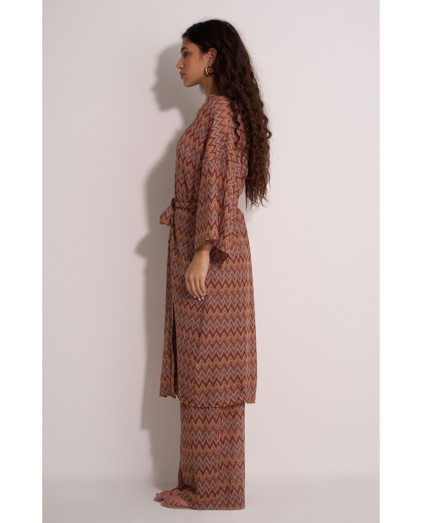 Desert Mirage Beach Robe Cover-Up | Desert-Brown