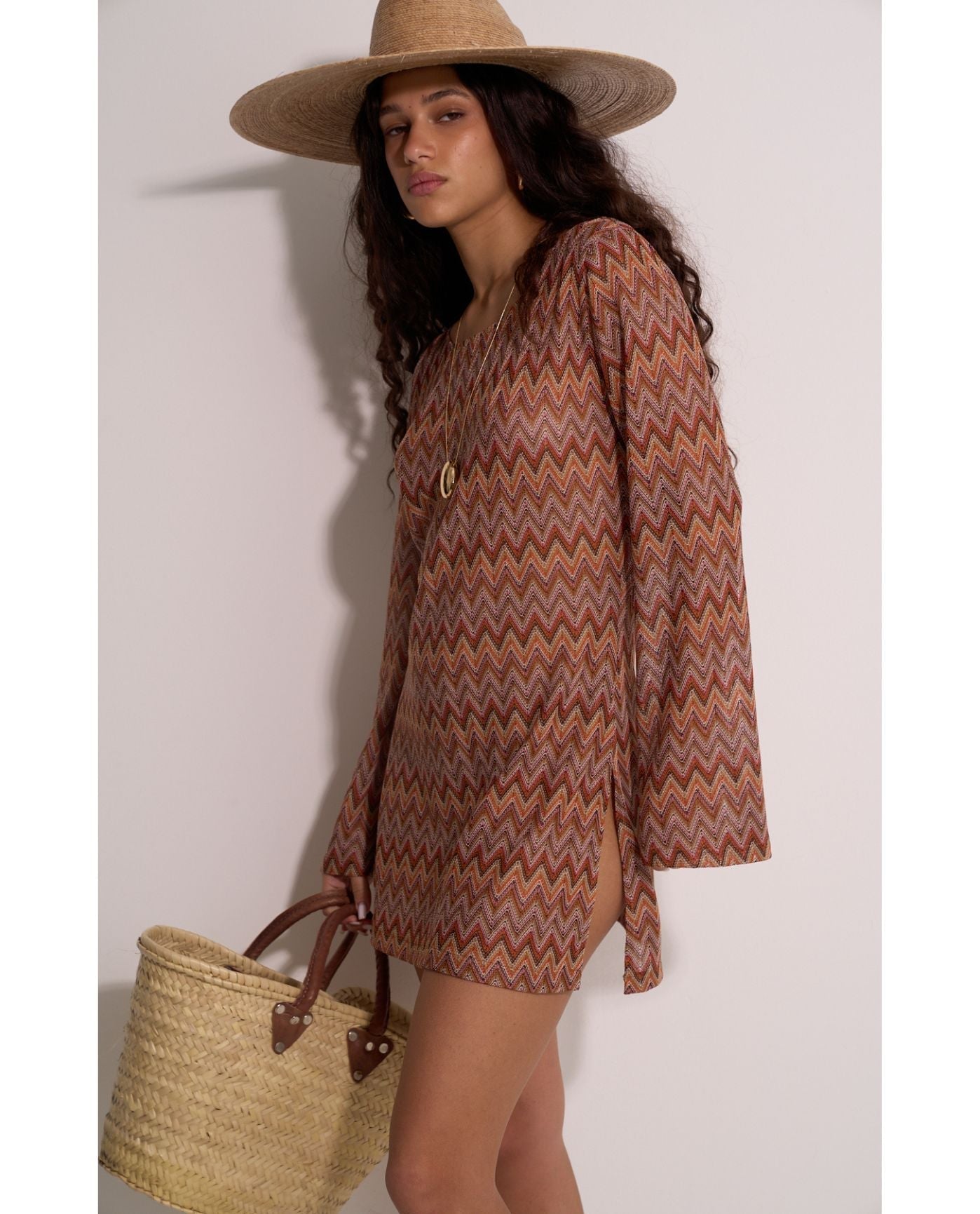 Desert Mirage Beach Tunic | Desert-Brown