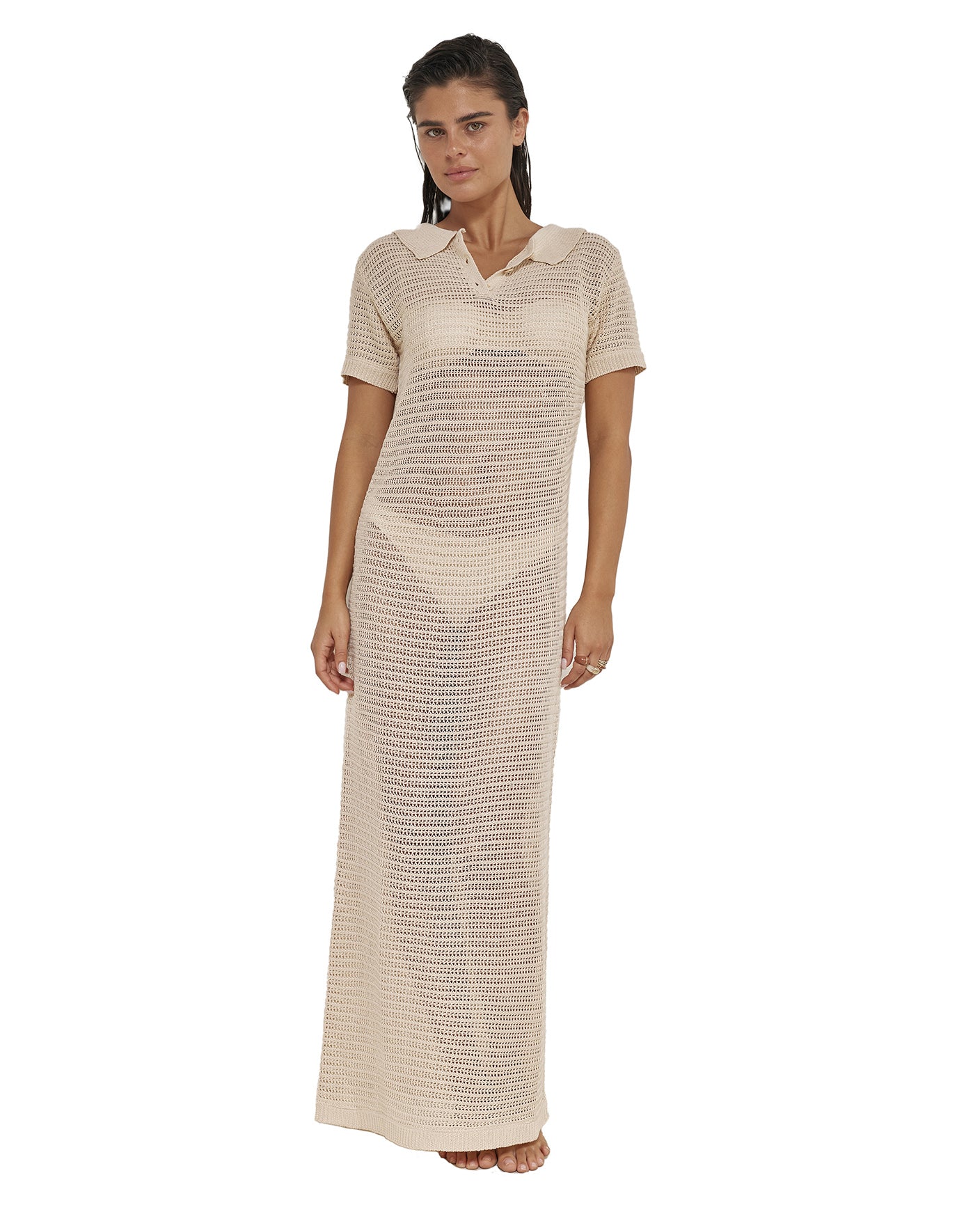 Davi Maxi Dress Cover-Up-Cream