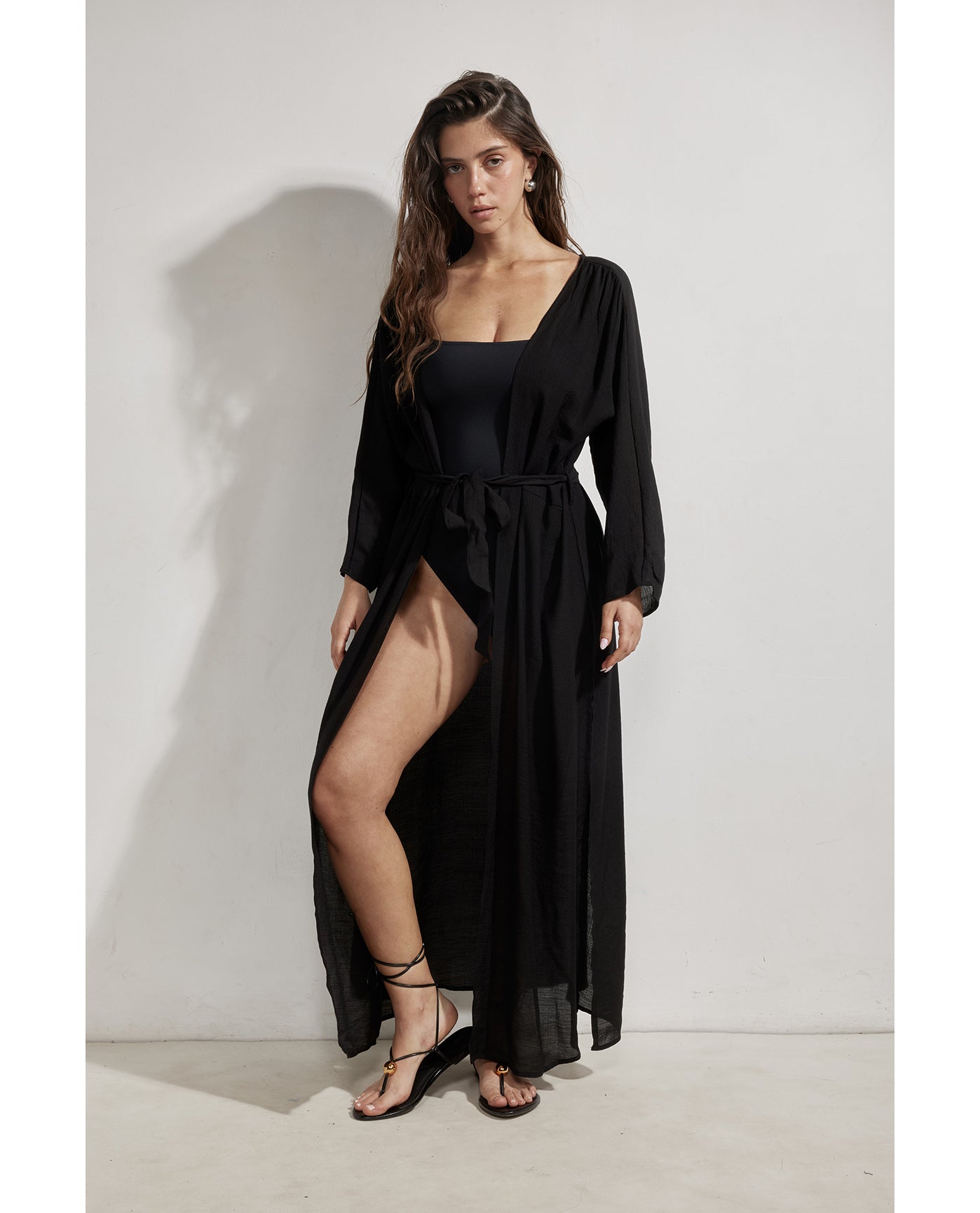 Dreamer Robe Cover-Up-Black