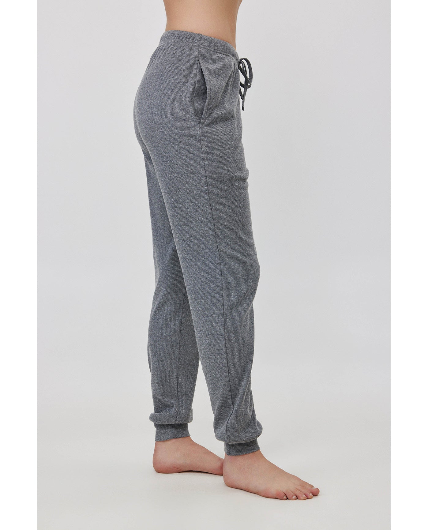 Sandy Days Loungewear Jogger Bottoms -Grey