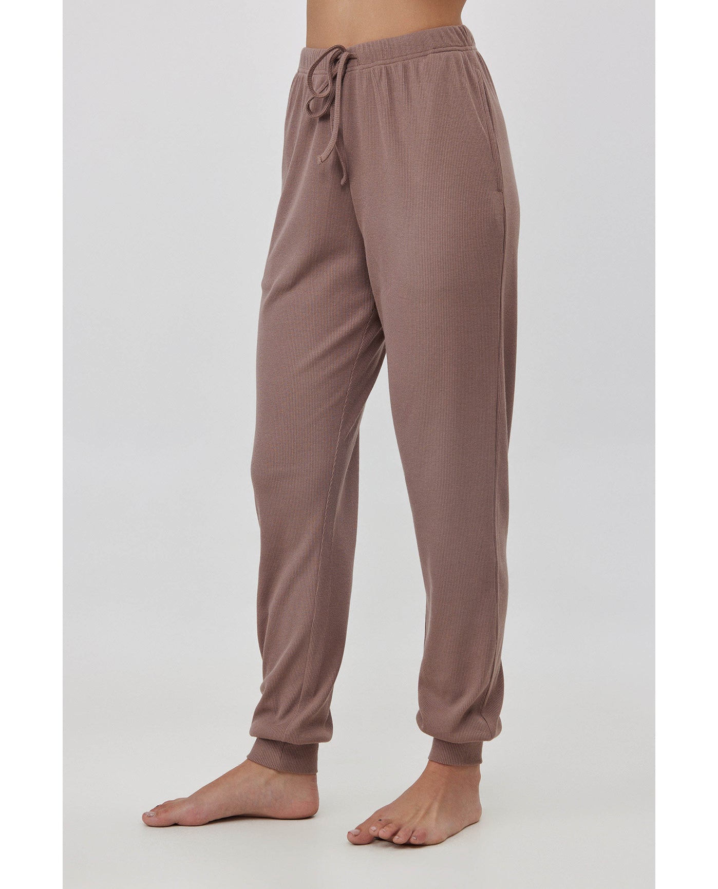 Sandy Days Loungewear Jogger Bottoms -Coffee