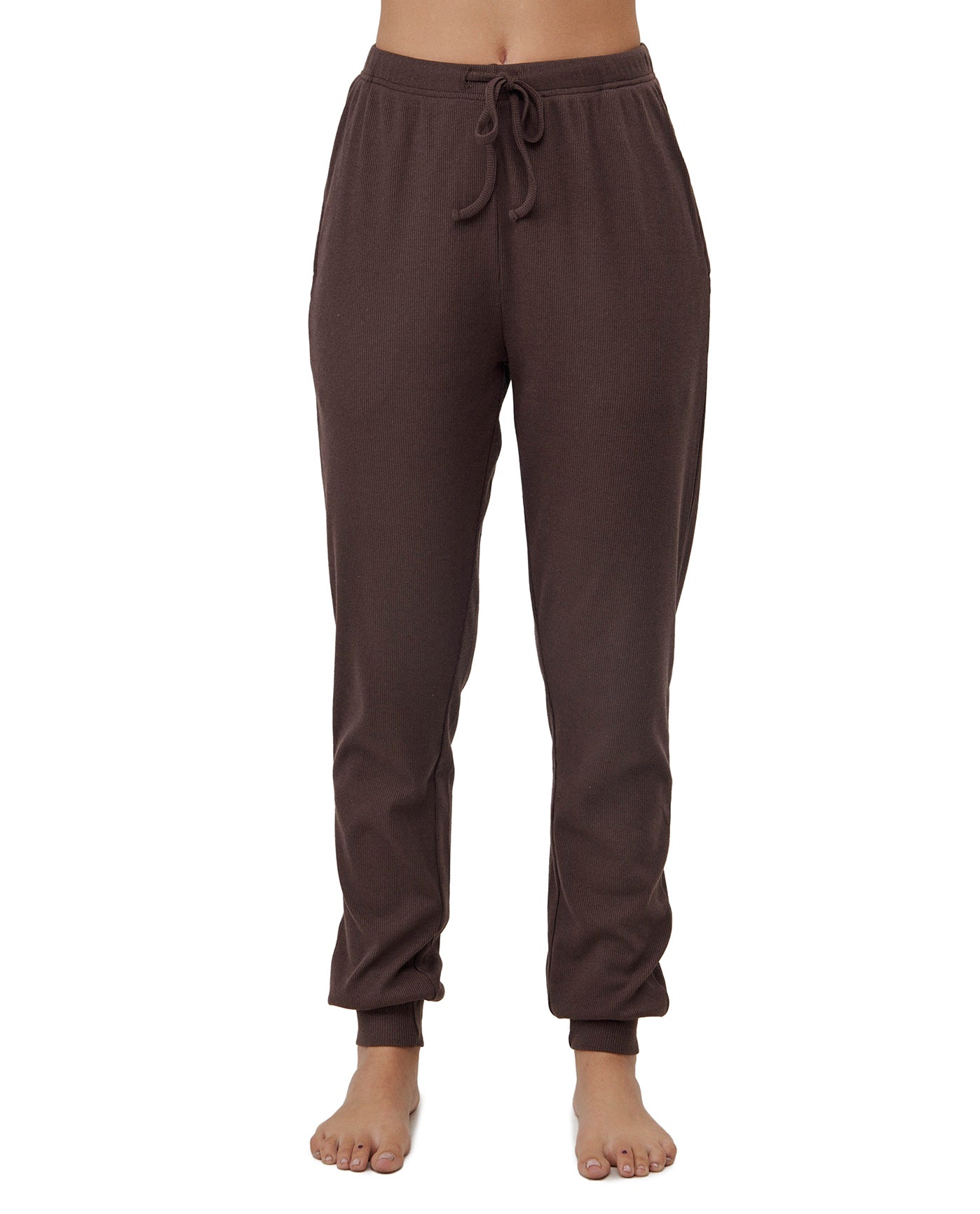 Sandy Days Loungewear Jogger Bottoms -Dark / bro