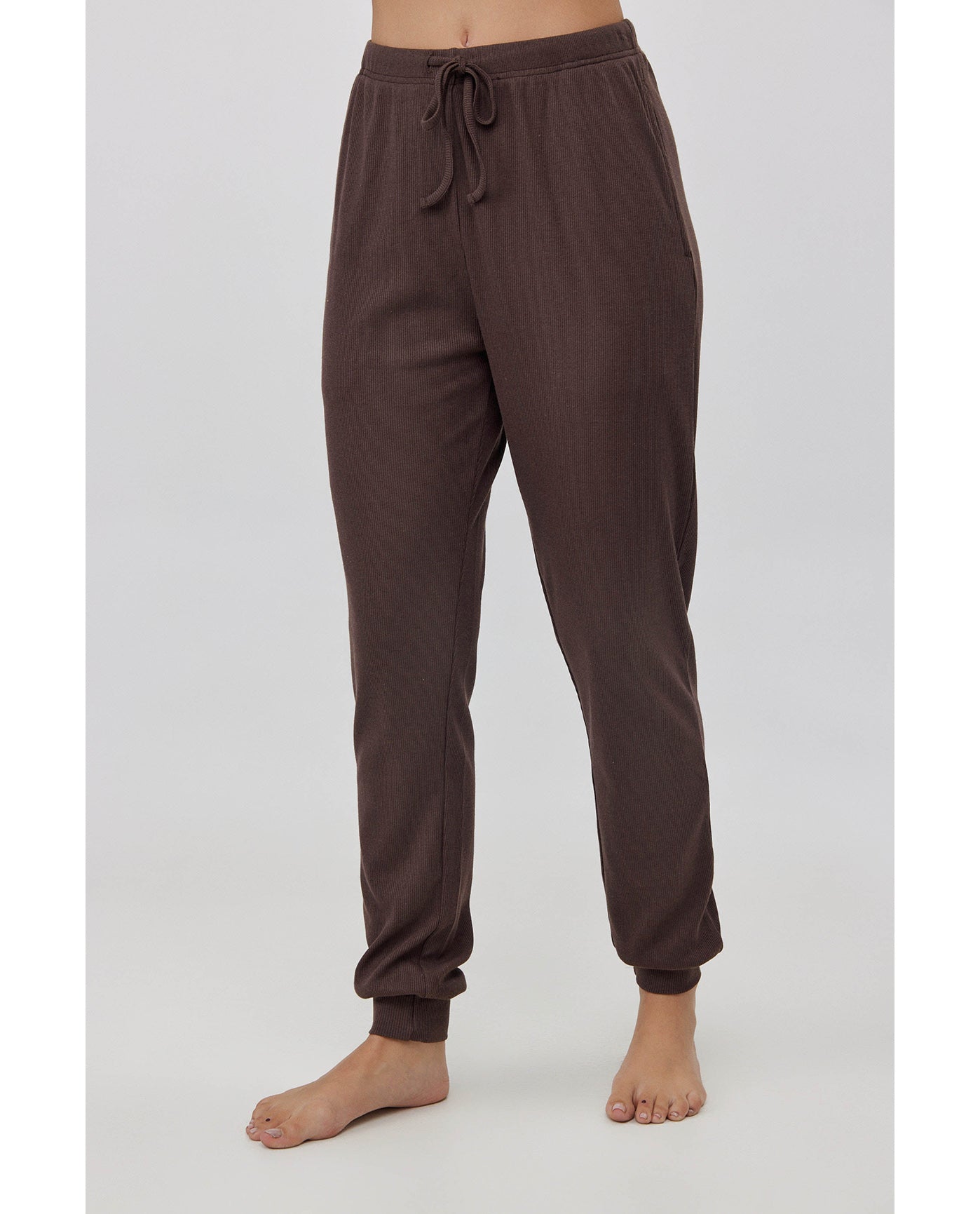Sandy Days Loungewear Jogger Bottoms -Dark / bro