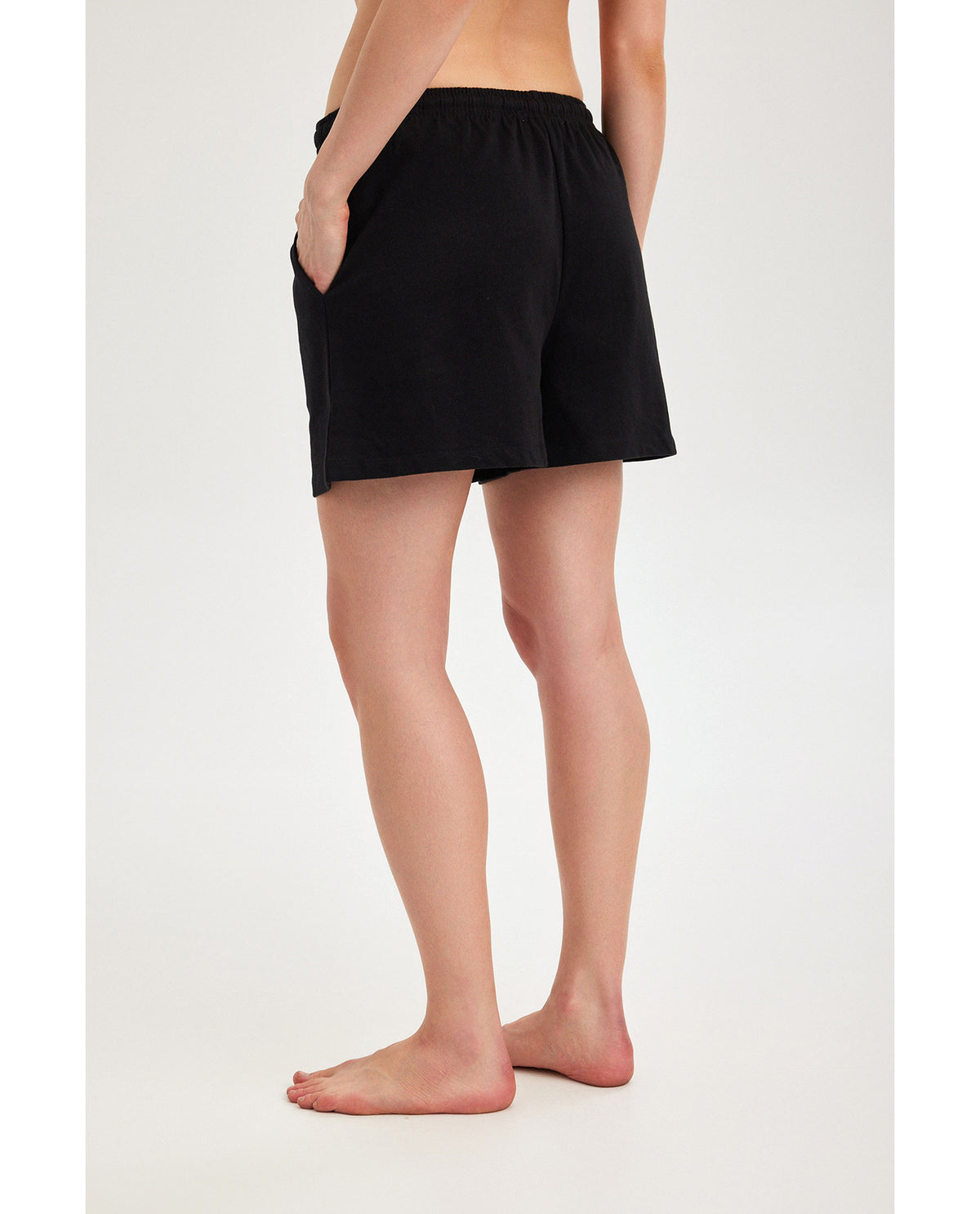 Gottex Beach LifeSummer Lounge Cotton Shorts-BlackLoungewear