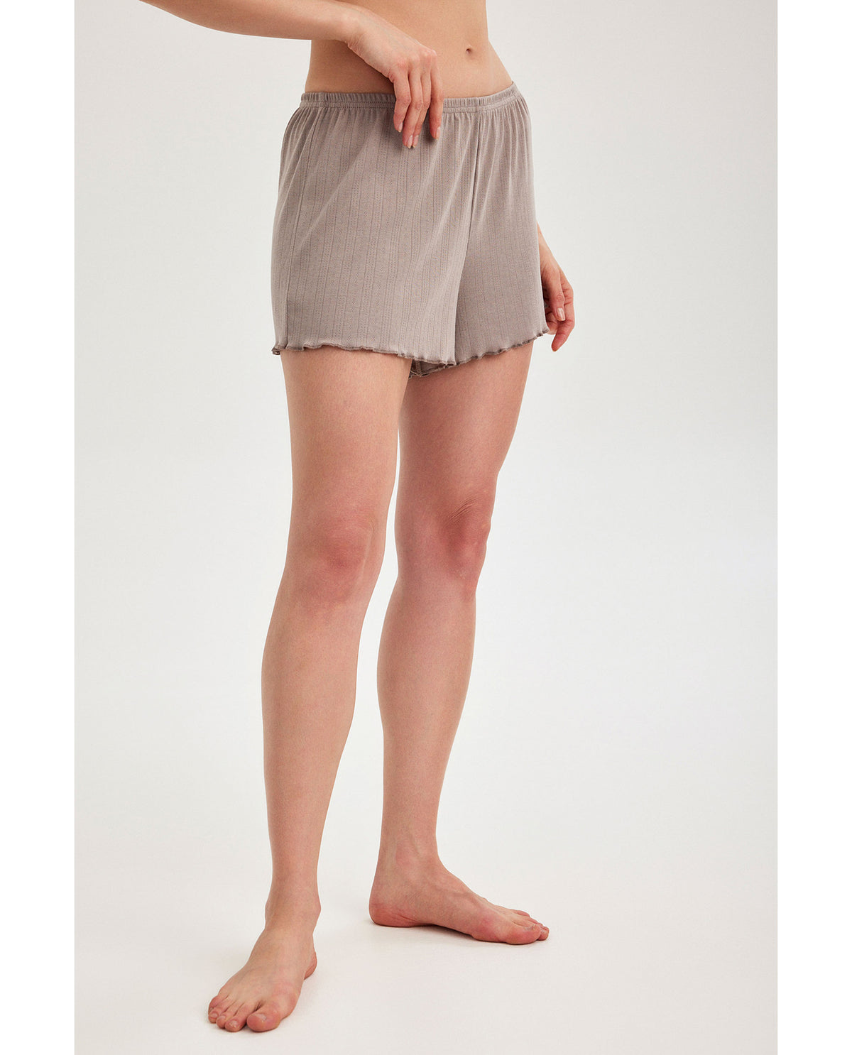 Gottex Beach LifeSummer Lounge Pointelle Shorts-MinkLoungewear