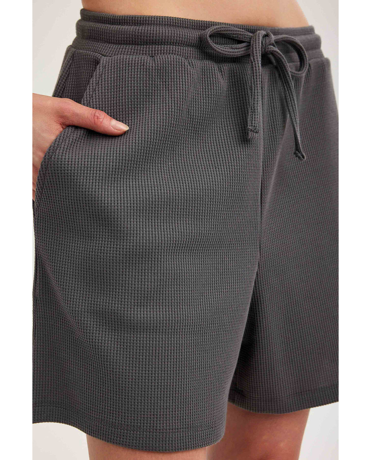Gottex Beach LifeSummer Lounge Waffle Shorts-Dark GreyLoungewear