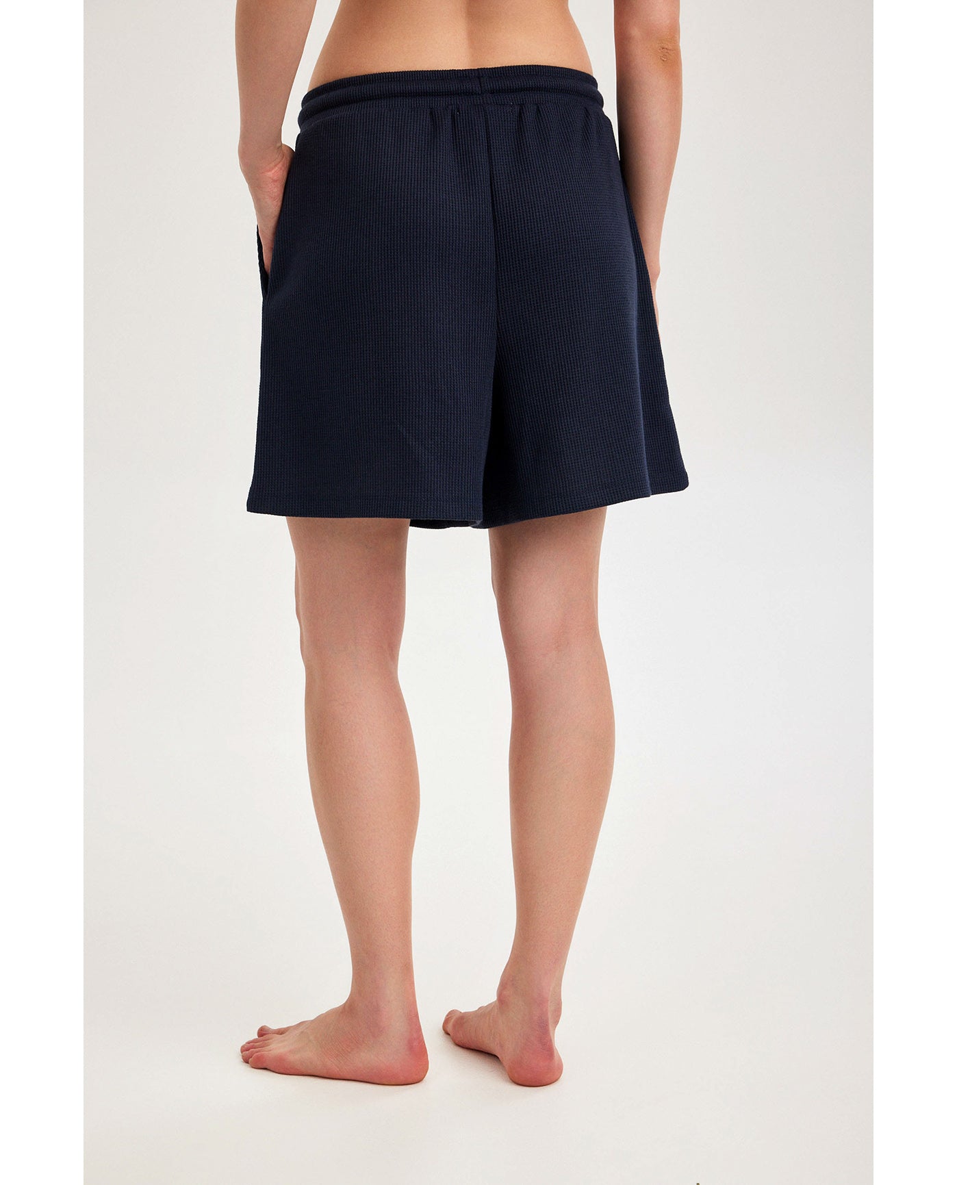 Gottex Beach LifeSummer Lounge Waffle Shorts-NavyLoungewear