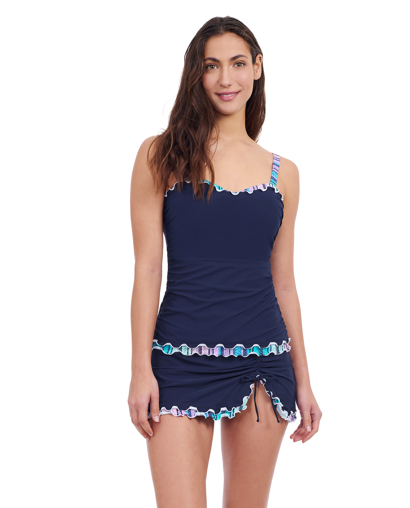 Harmony E-Cup Shirred Underwire Tankini Top