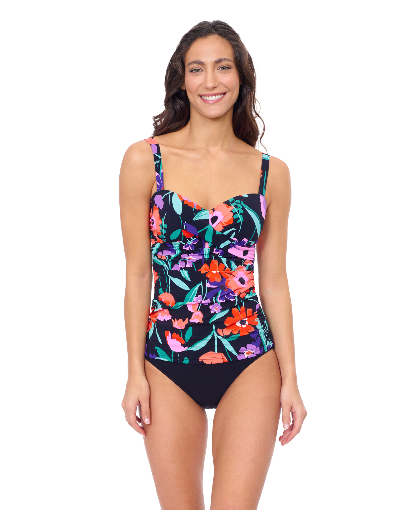 Marguerite D Cup Crisscross Detail Tankini